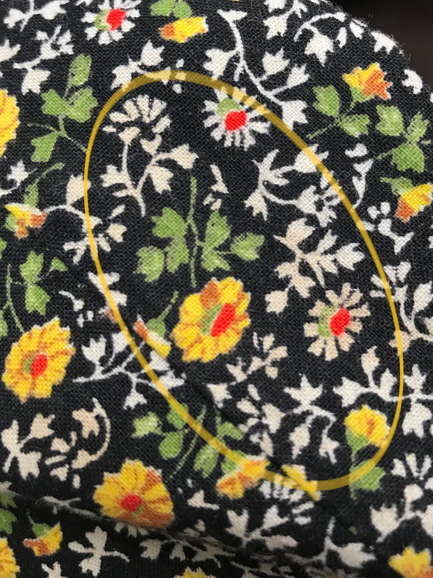 ’70s Vintage Flower Dress [L25804]