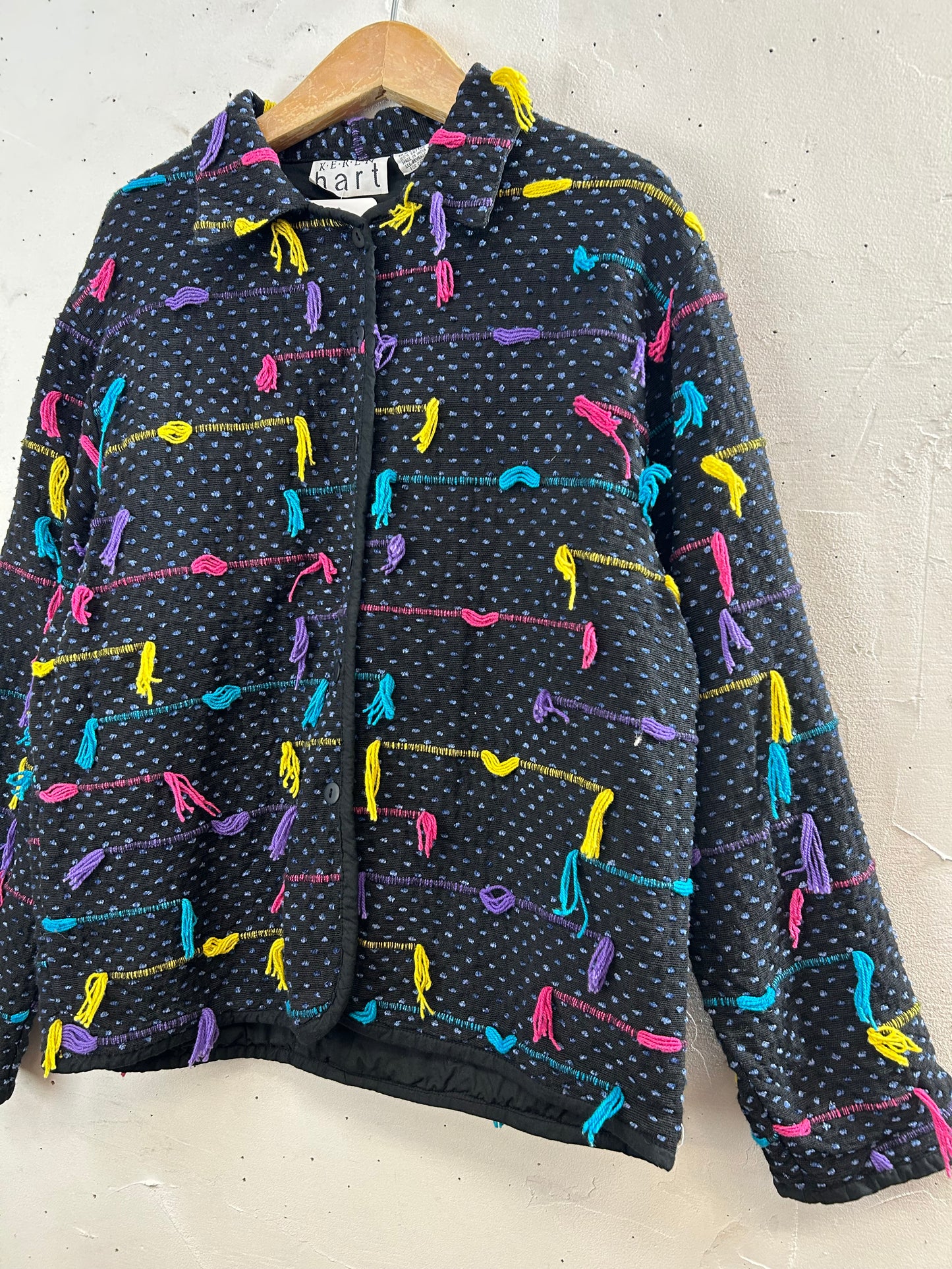 Vintage Fringe Cotton Jacket [A29415]