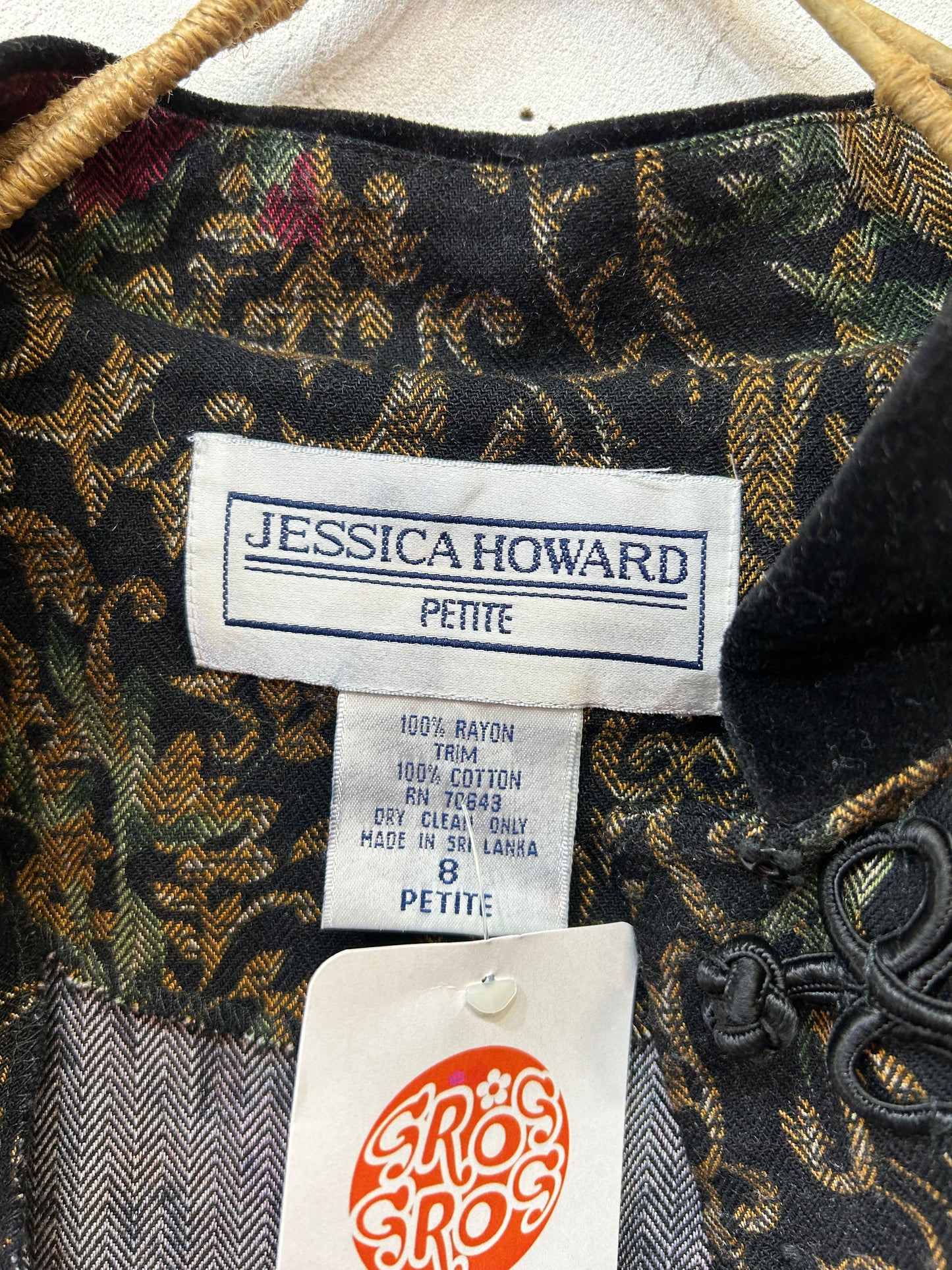 Vintage Rayon Dress〜JESSICA HOWARD〜 [A25964]