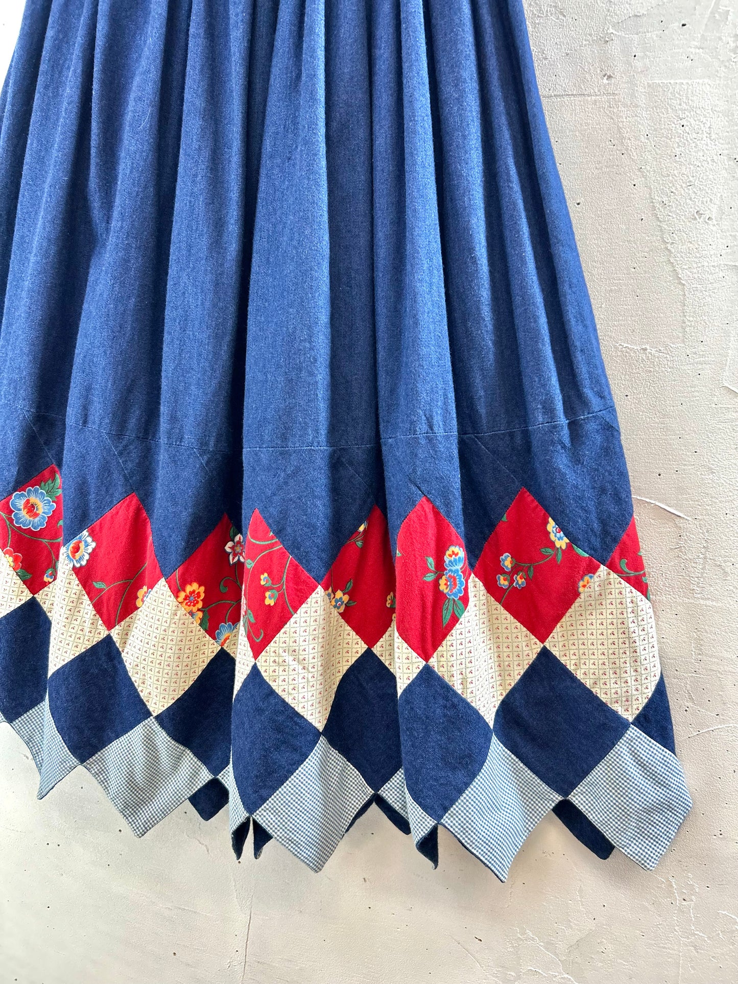 Vintage Patchwork Skirt [E30267]
