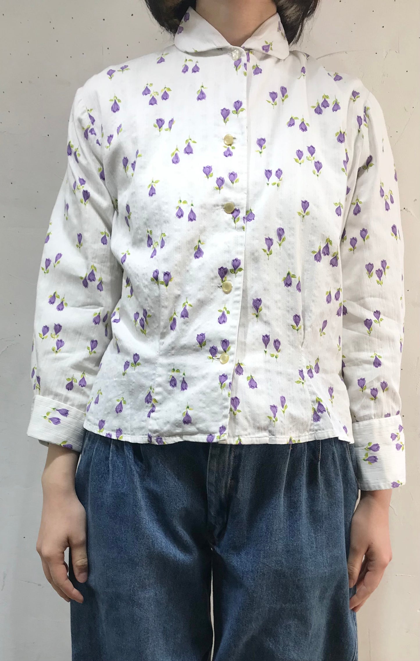 Vintage Flower Shirt [A26066]