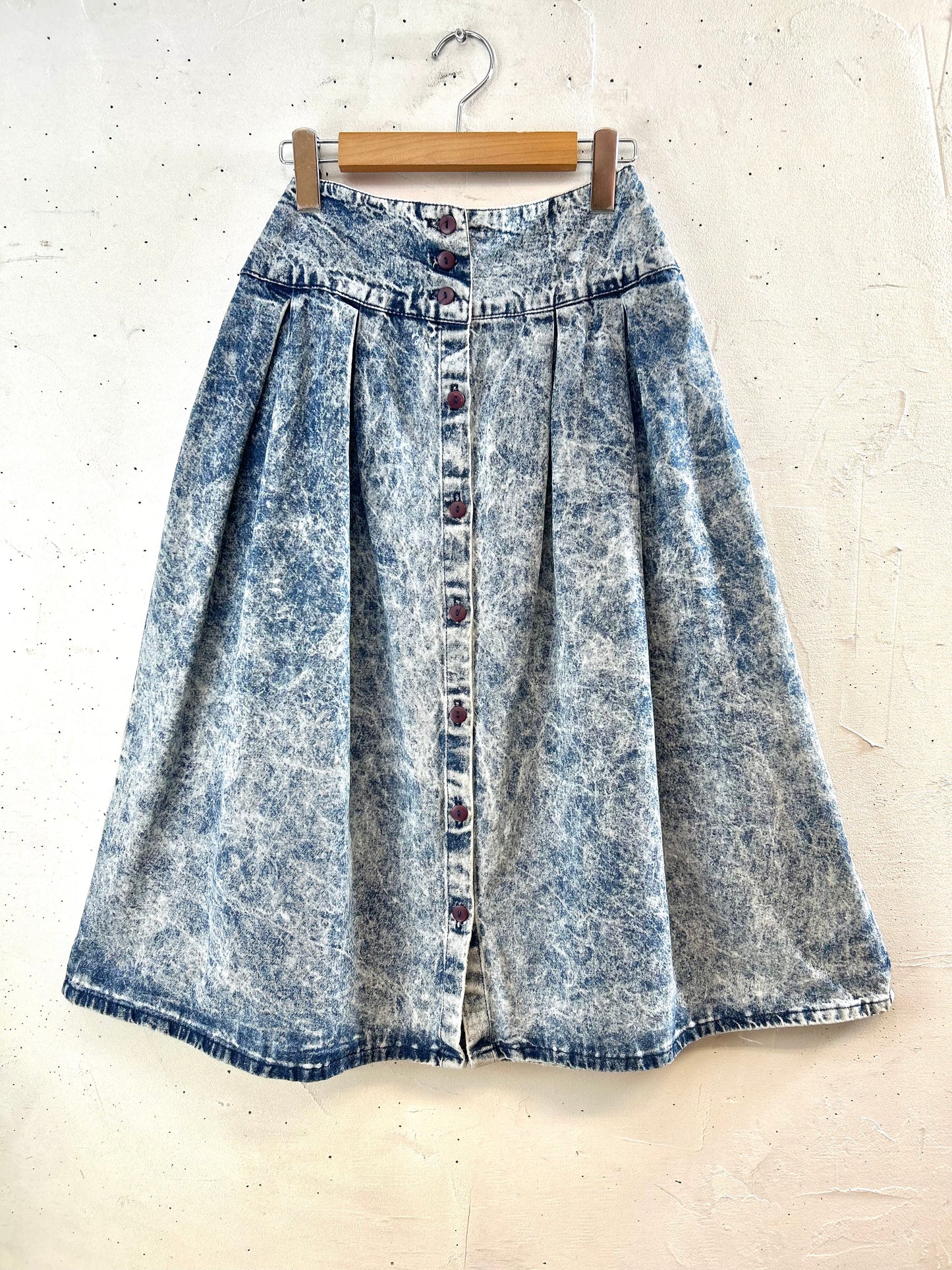 Vintage Chemical Denim Skirt [E30265]