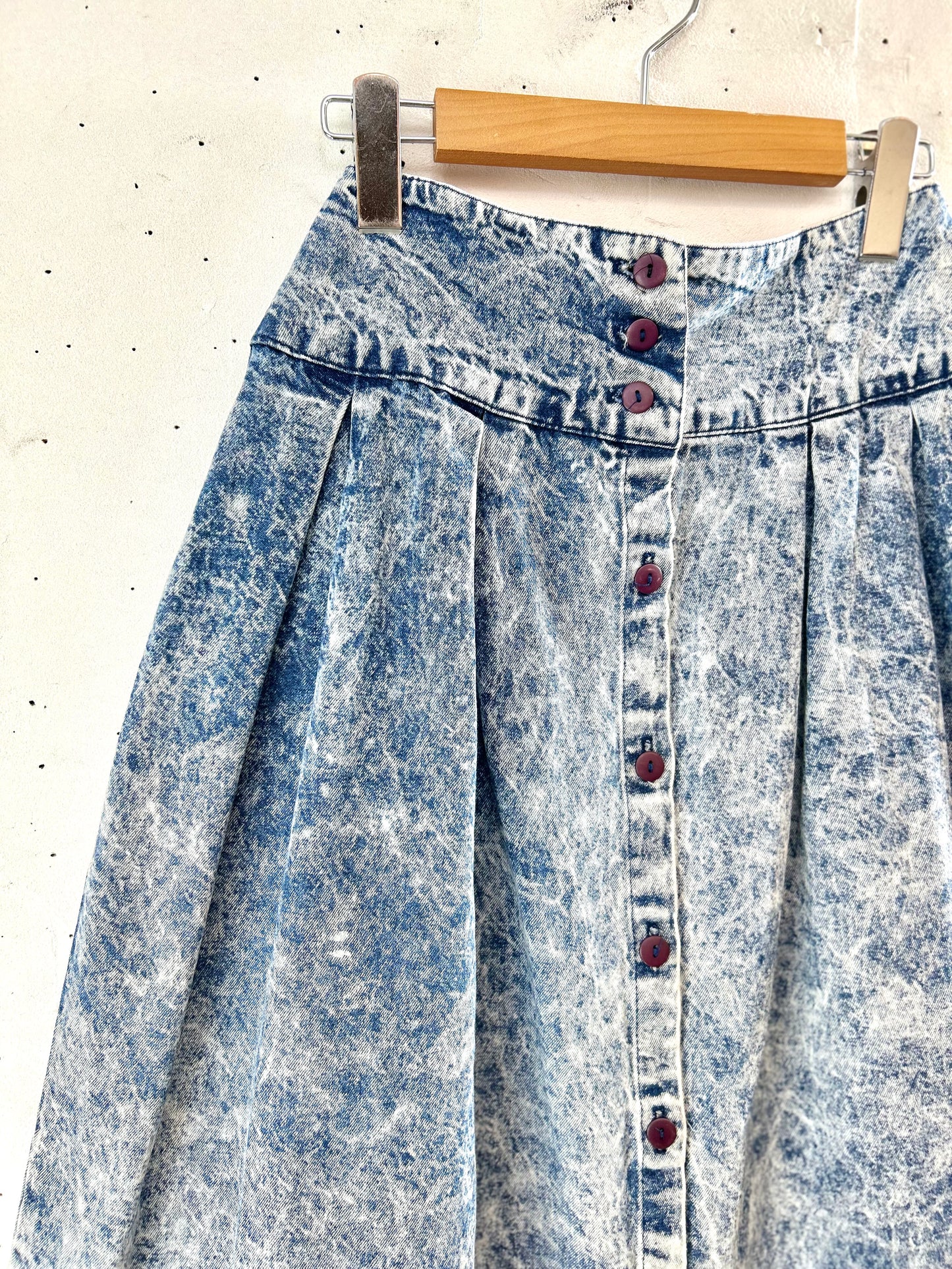 Vintage Chemical Denim Skirt [E30265]
