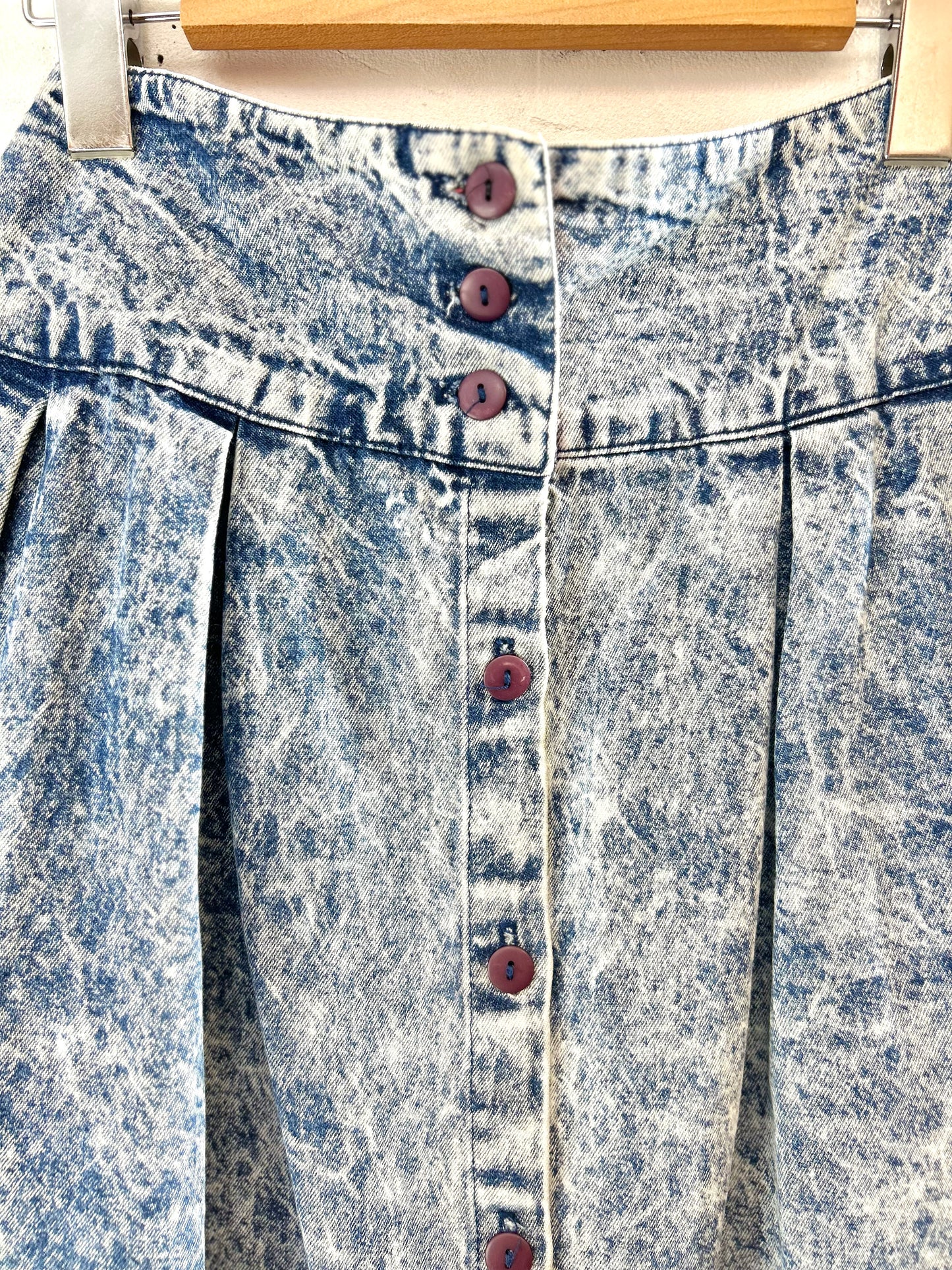 Vintage Chemical Denim Skirt [E30265]