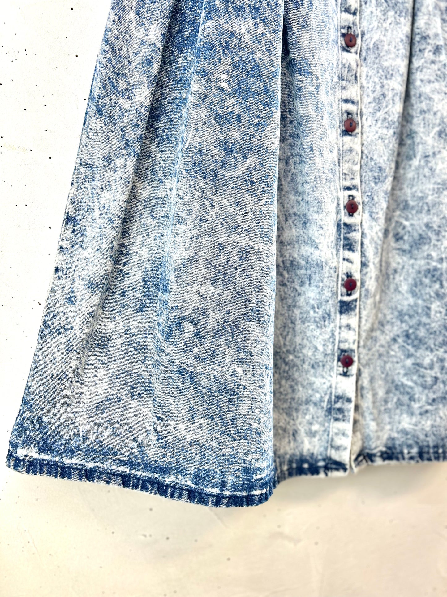 Vintage Chemical Denim Skirt [E30265]