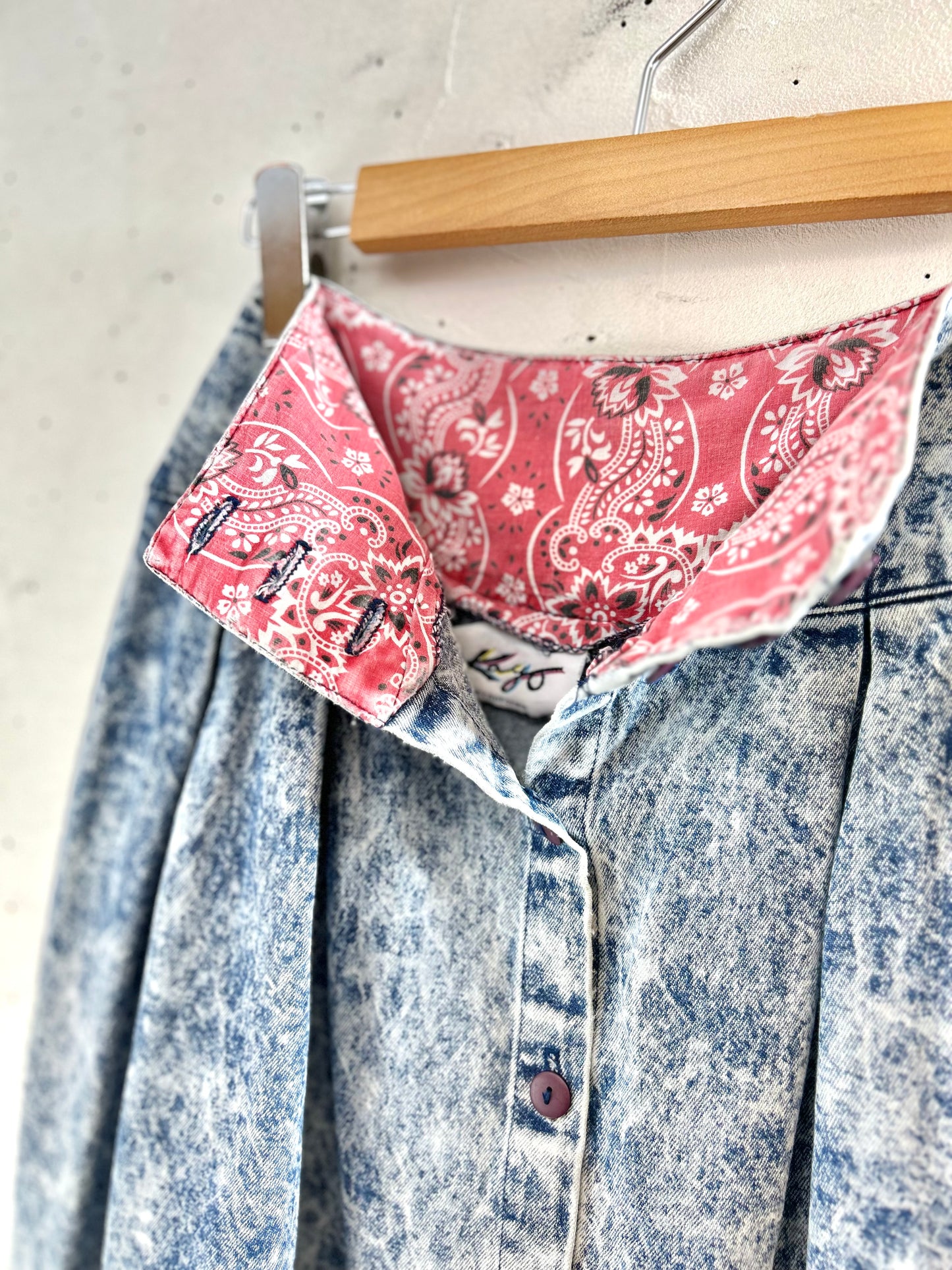 Vintage Chemical Denim Skirt [E30265]