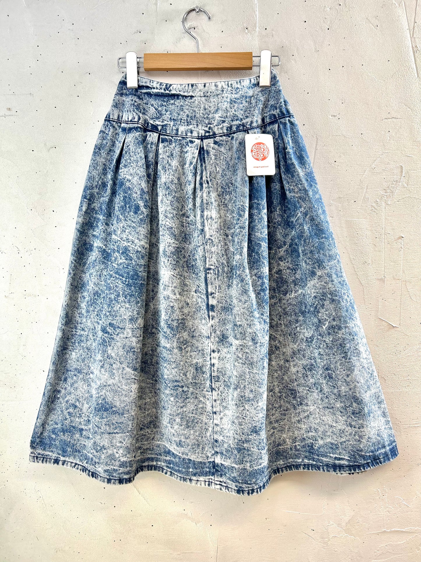 Vintage Chemical Denim Skirt [E30265]