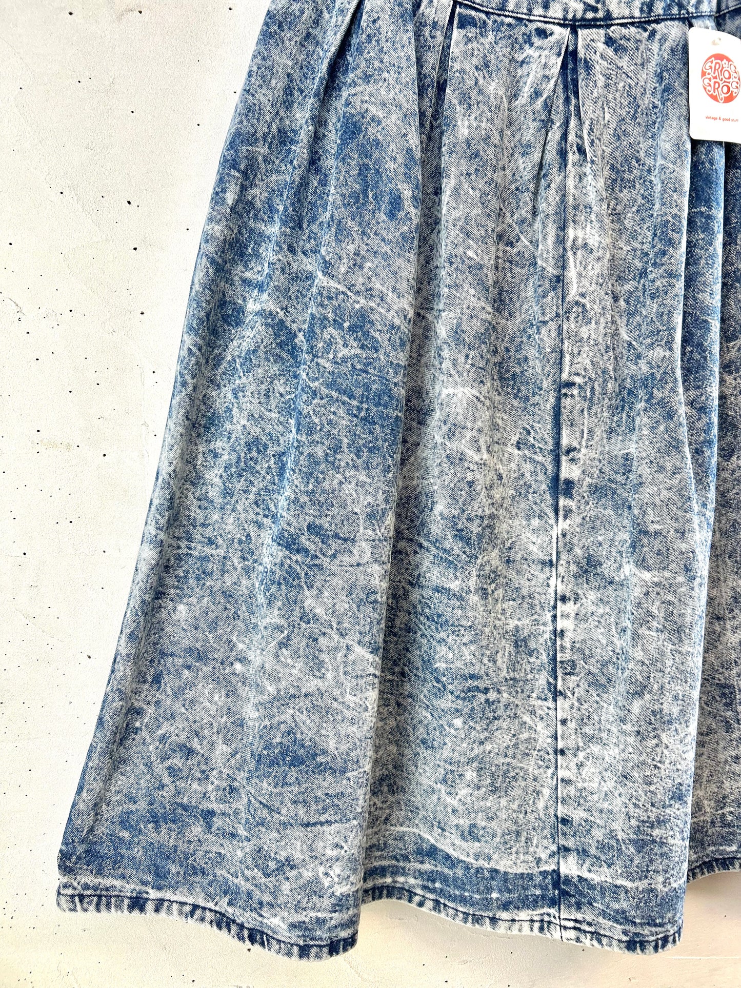 Vintage Chemical Denim Skirt [E30265]