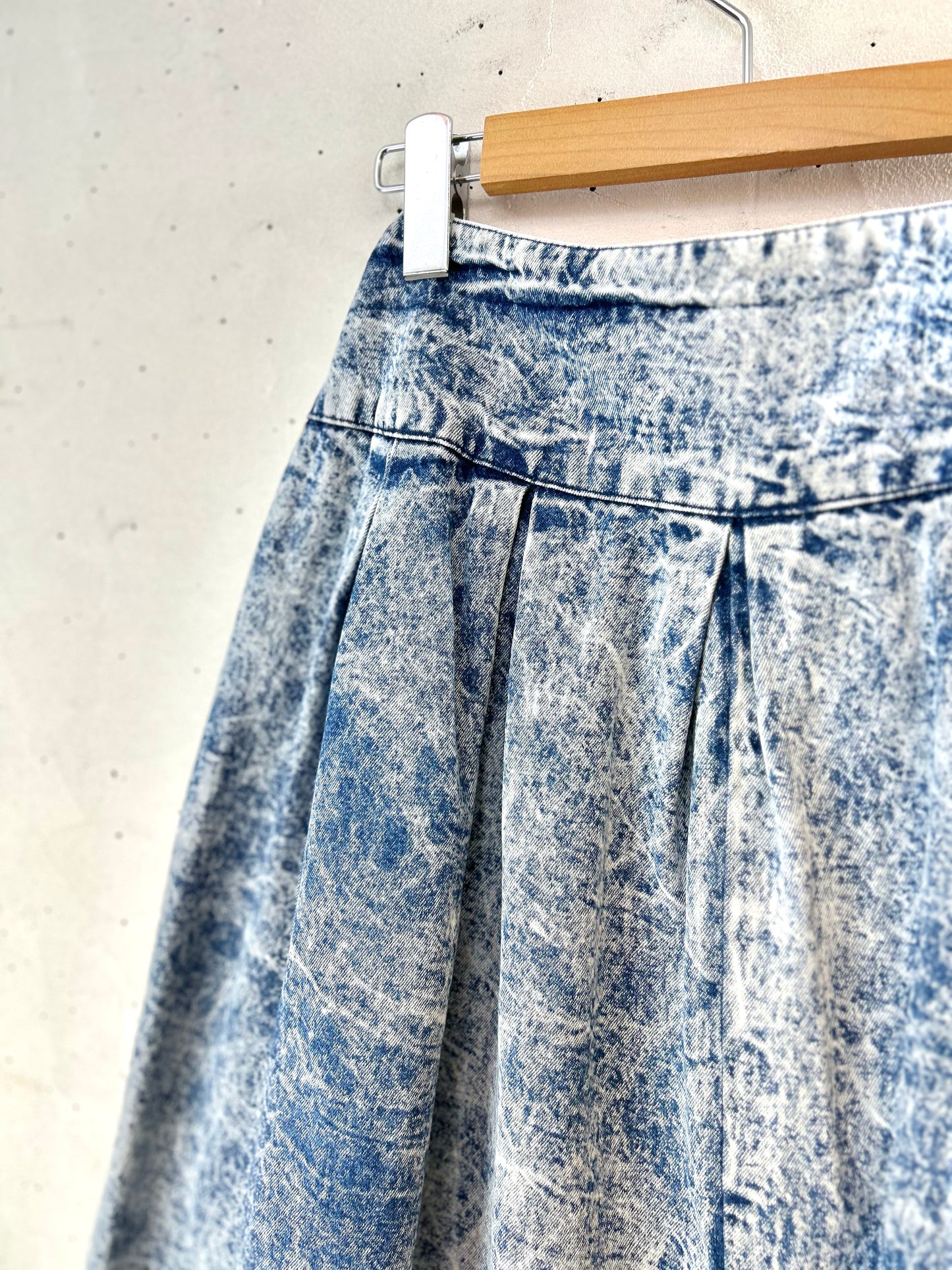 Vintage Chemical Denim Skirt [E30265]