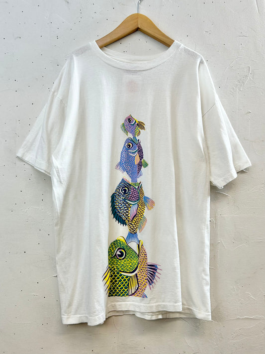 ’90s Vintage T-Shirt MADE IN USA [H28120]