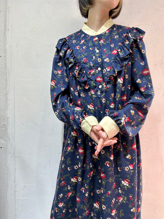 Vintage Flower Dress [I25082]