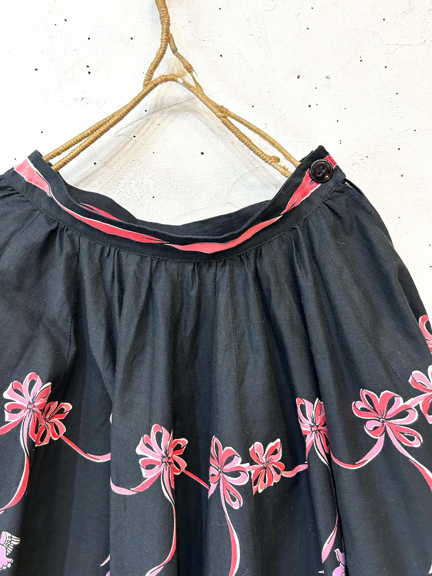 ’50s Vintage End Pattern Circular Skirt [J25398]