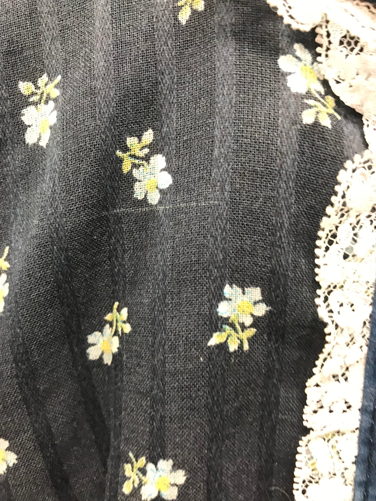 ’70s Vintage Flower Dress [A26068]