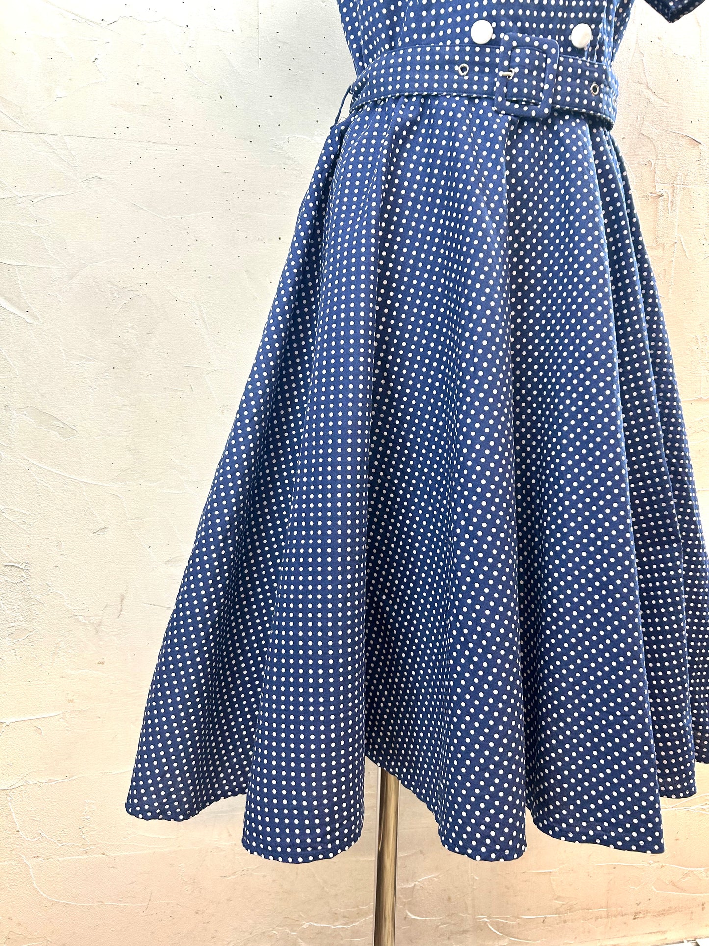Vintage Big Collar  Dress [B29632]