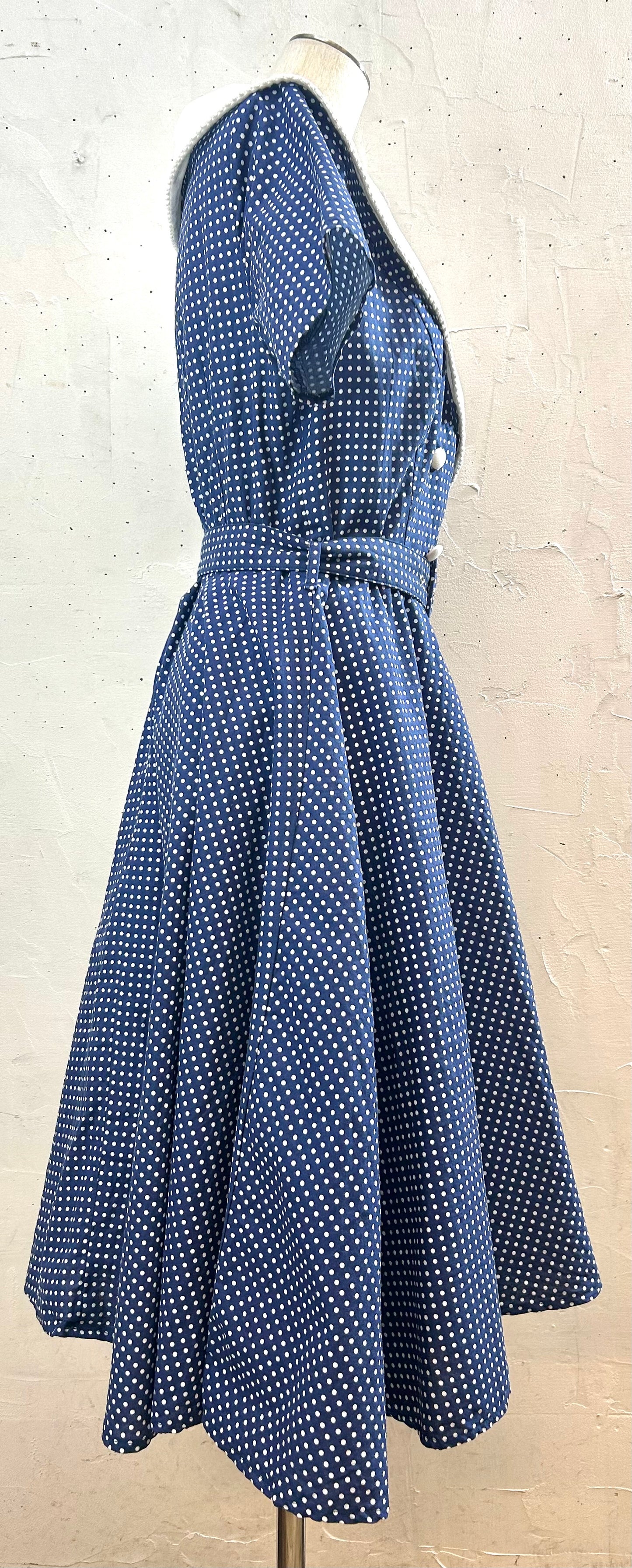 Vintage Big Collar  Dress [B29632]
