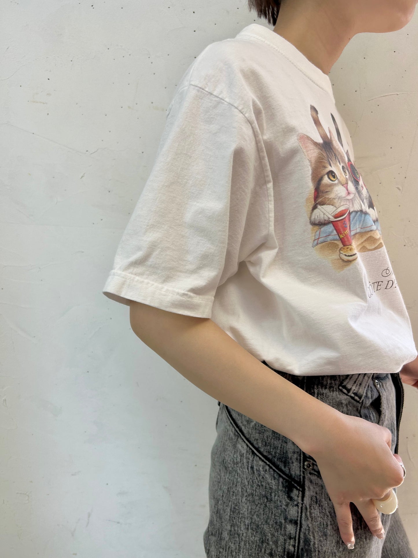 Vintage Cotton T-Shirt  [E27201]