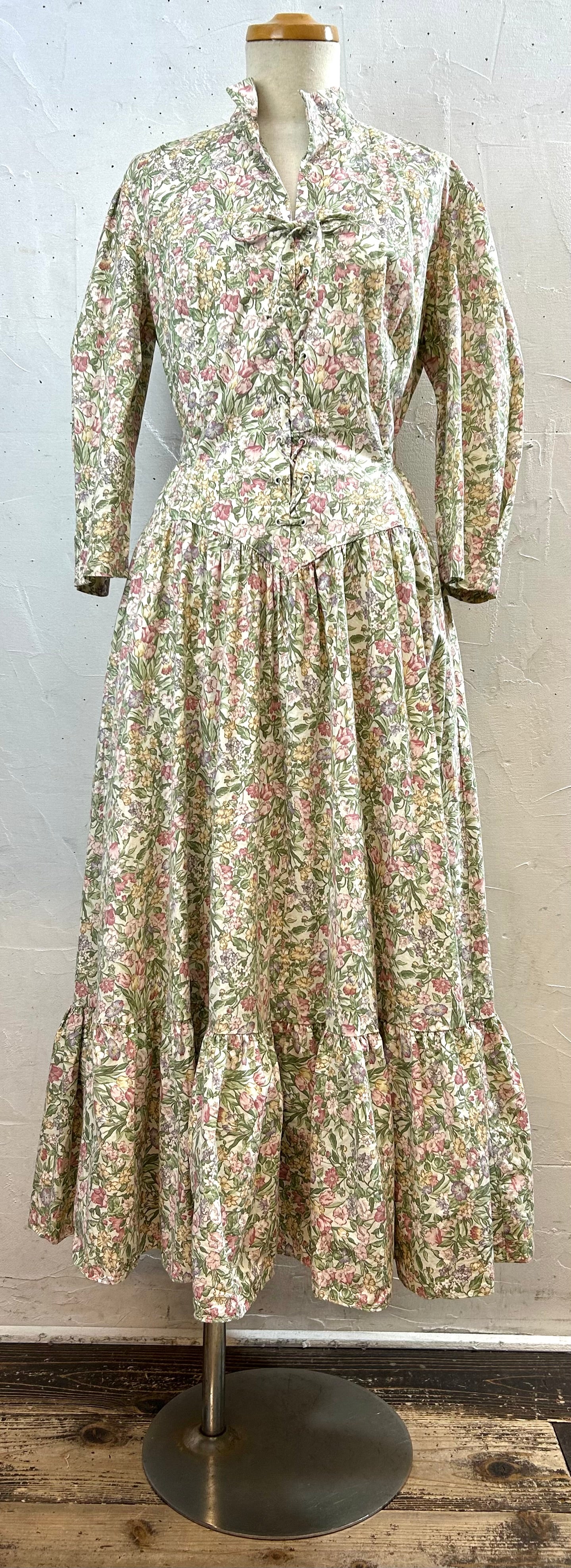 Vintage Flower Dress NEW YORK/PARIS [A29423]