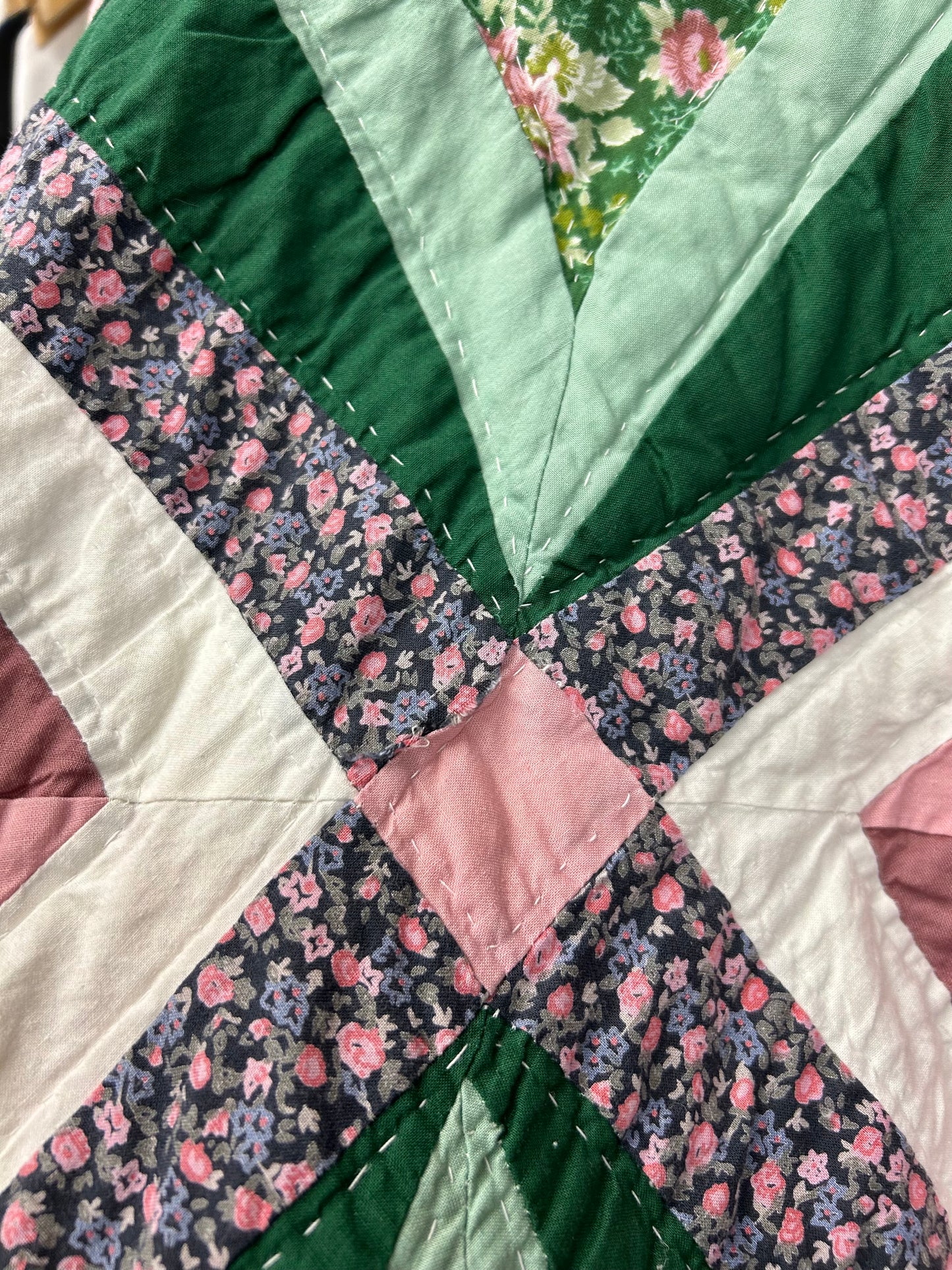 Vintage Patchwork Quilt Jacket [L29209]