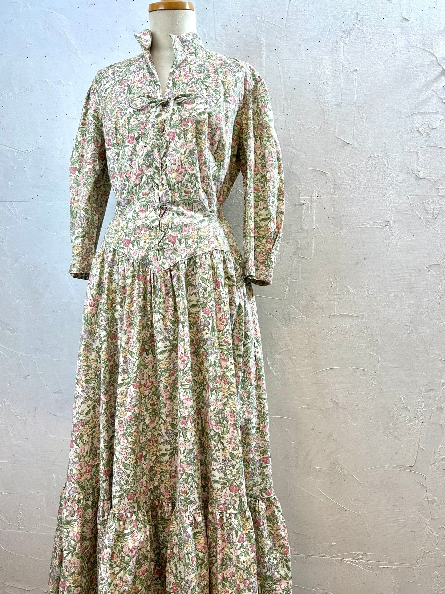 Vintage Flower Dress NEW YORK/PARIS [A29423]