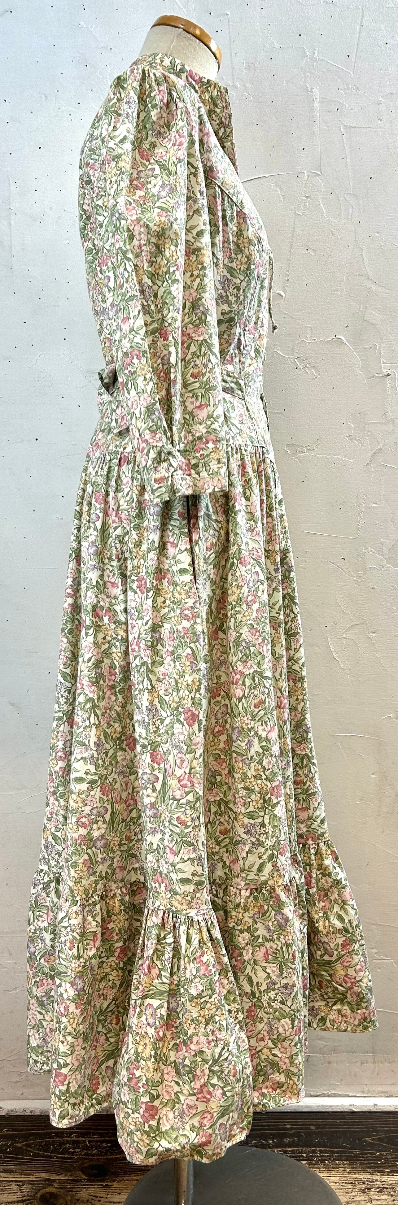 Vintage Flower Dress NEW YORK/PARIS [A29423]