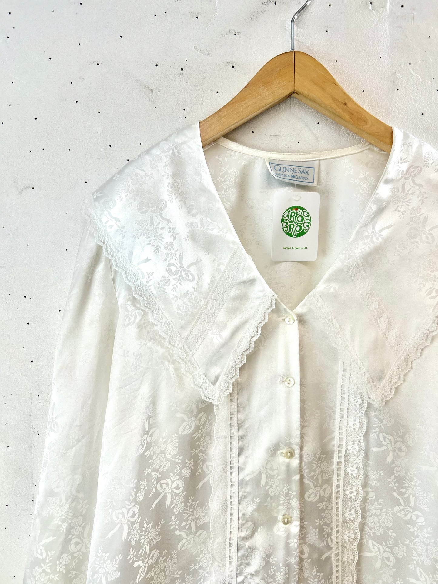 '80s Vintage Blouse 〜GUNNE SAX〜 [E30272]