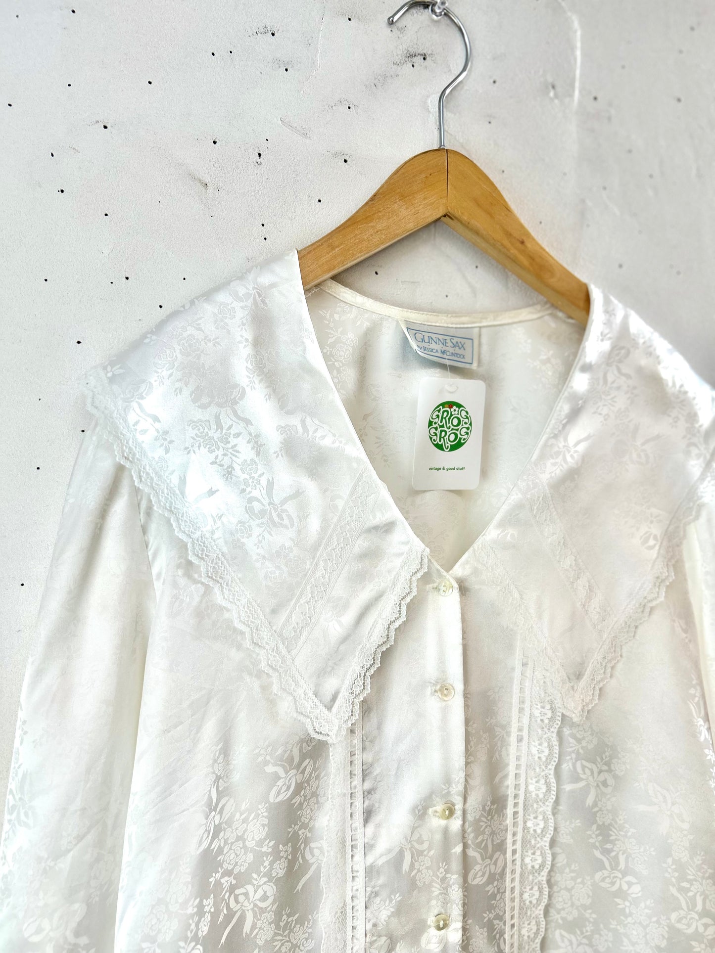 '80s Vintage Blouse 〜GUNNE SAX〜 [E30272]