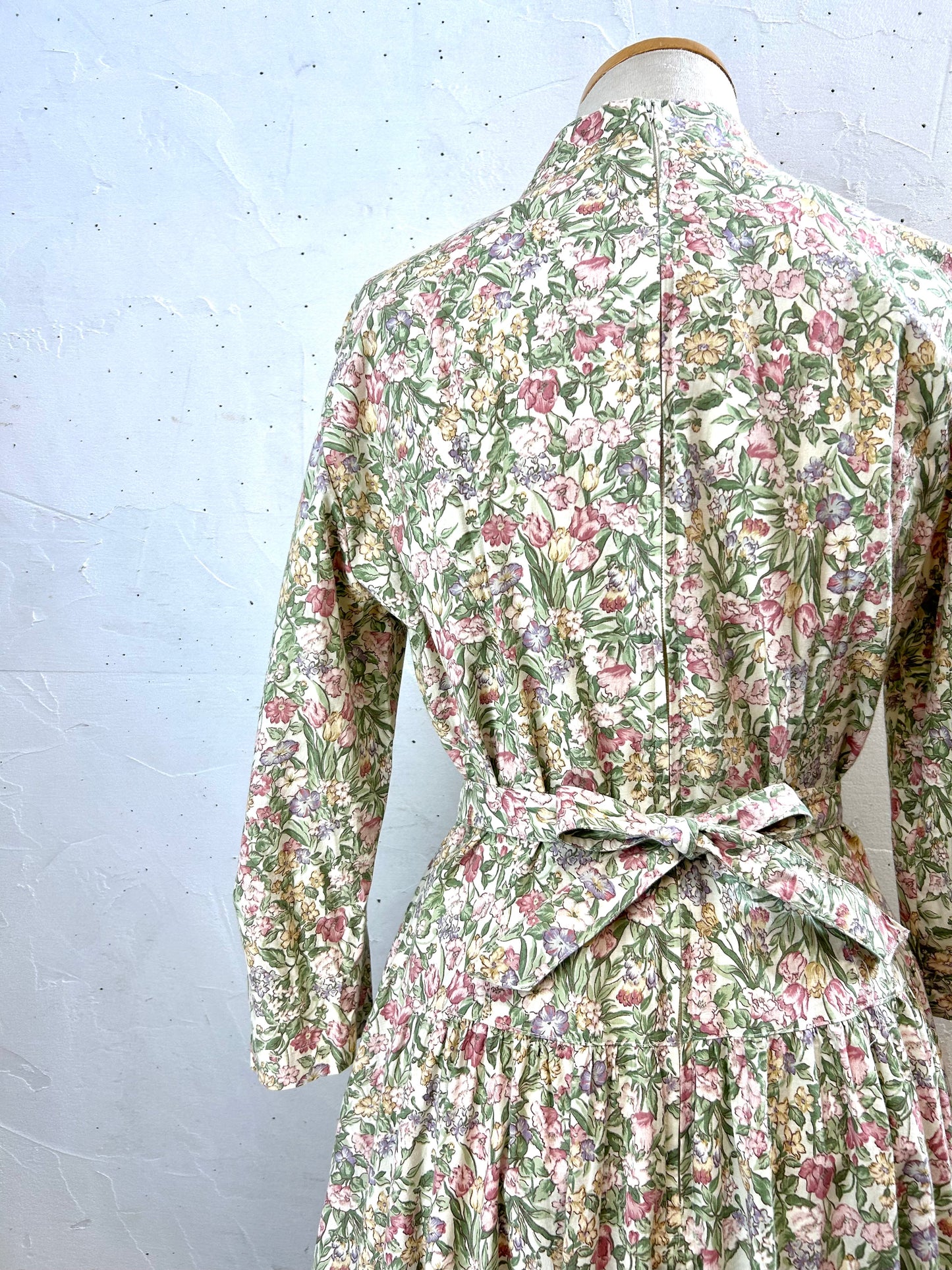 Vintage Flower Dress NEW YORK/PARIS [A29423]
