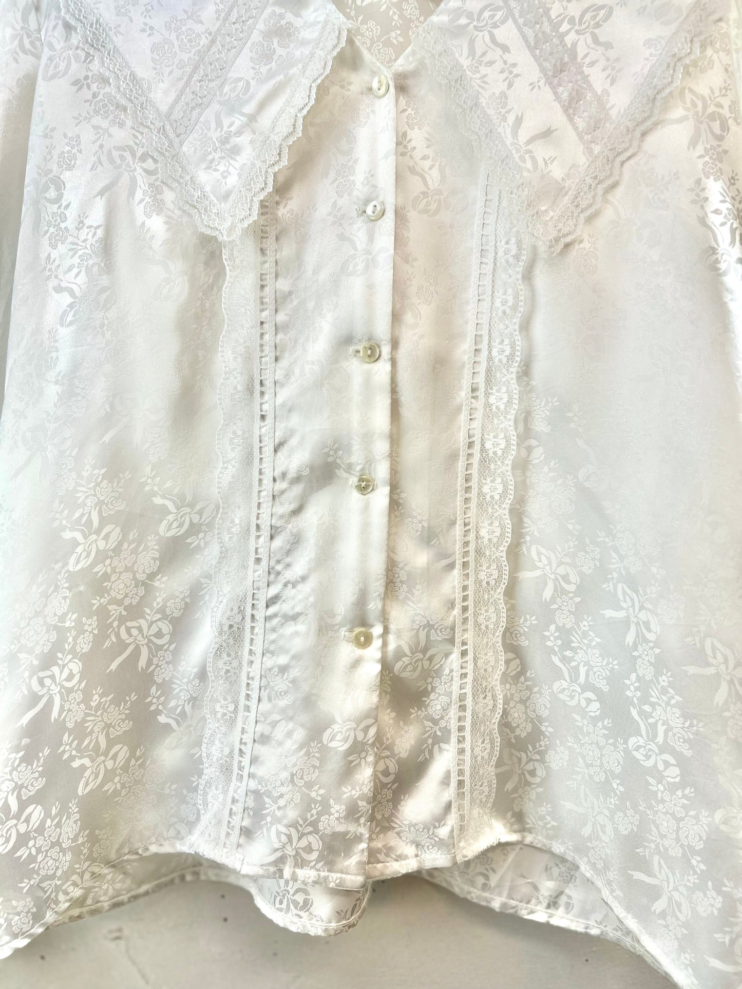 '80s Vintage Blouse 〜GUNNE SAX〜 [E30272]
