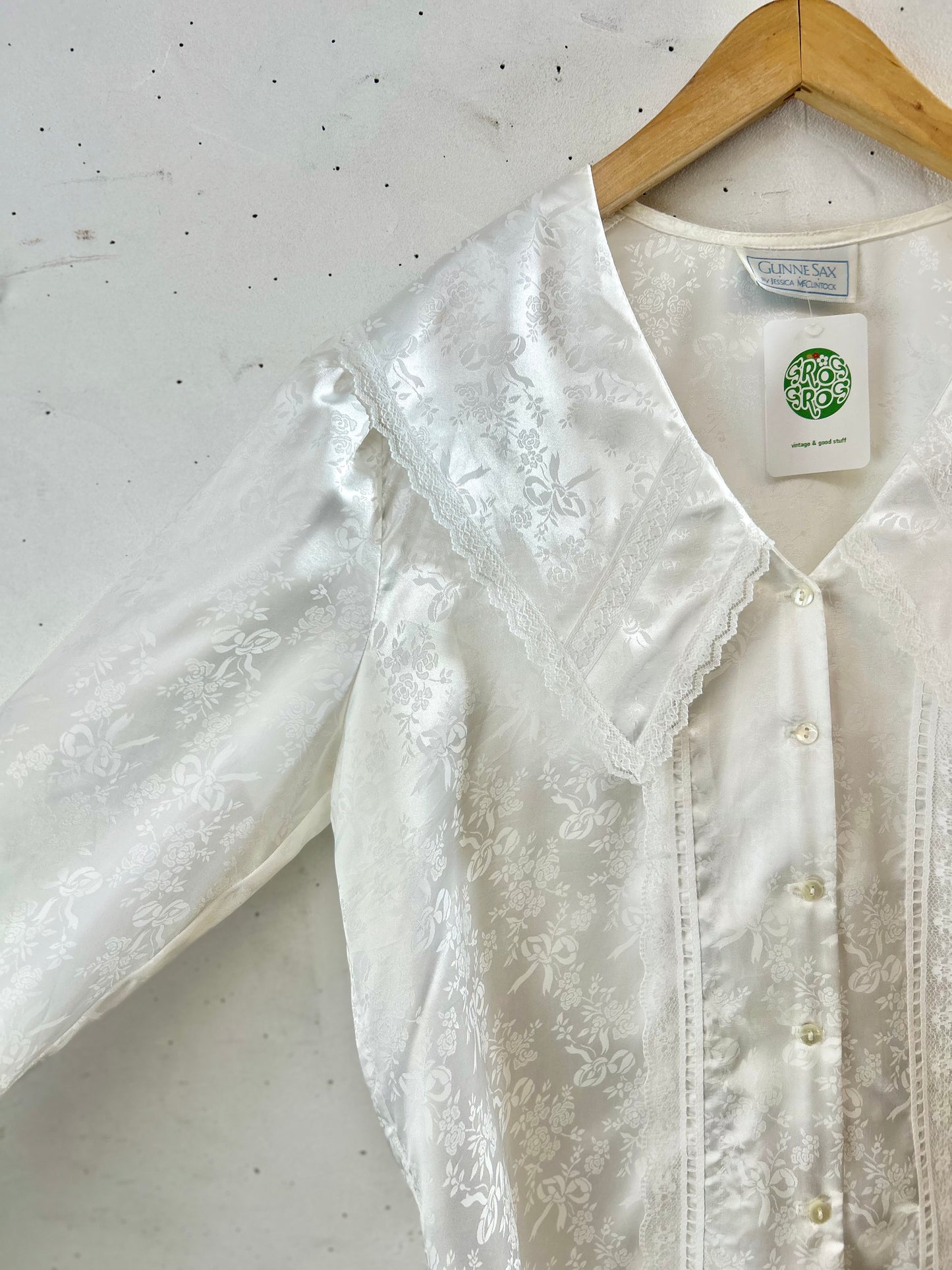 '80s Vintage Blouse 〜GUNNE SAX〜 [E30272]