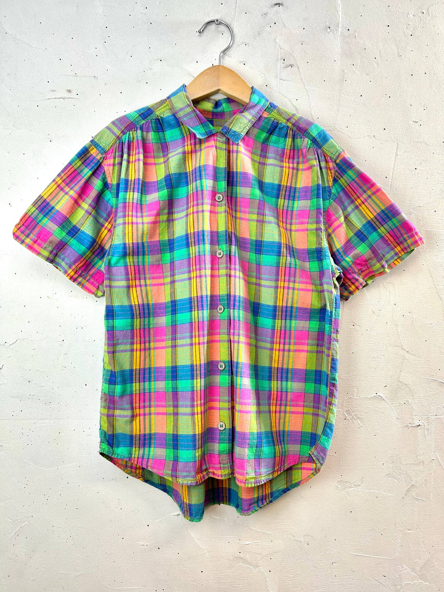 Vintage  Plaid Shirt [D30055]