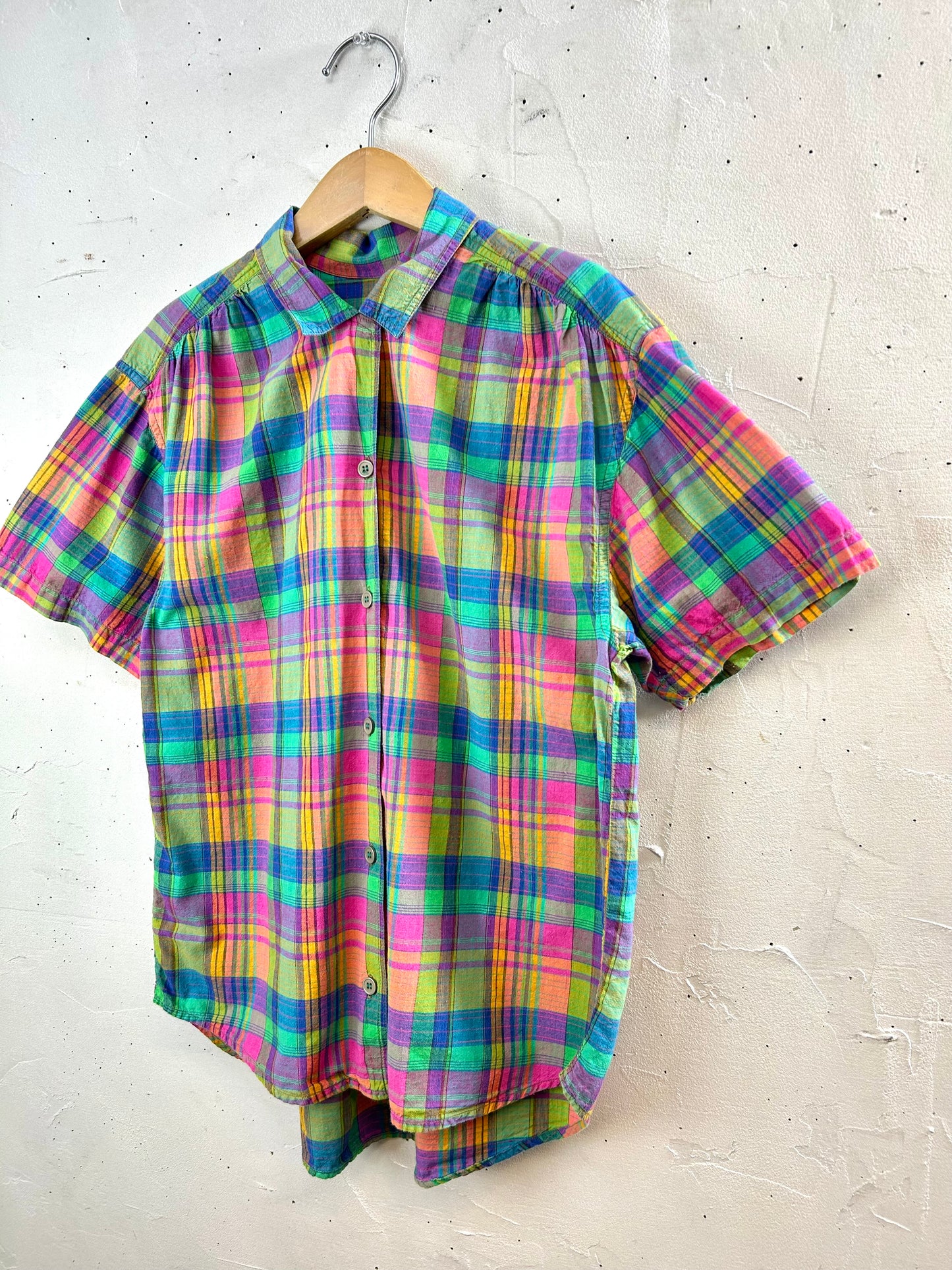 Vintage  Plaid Shirt [D30055]