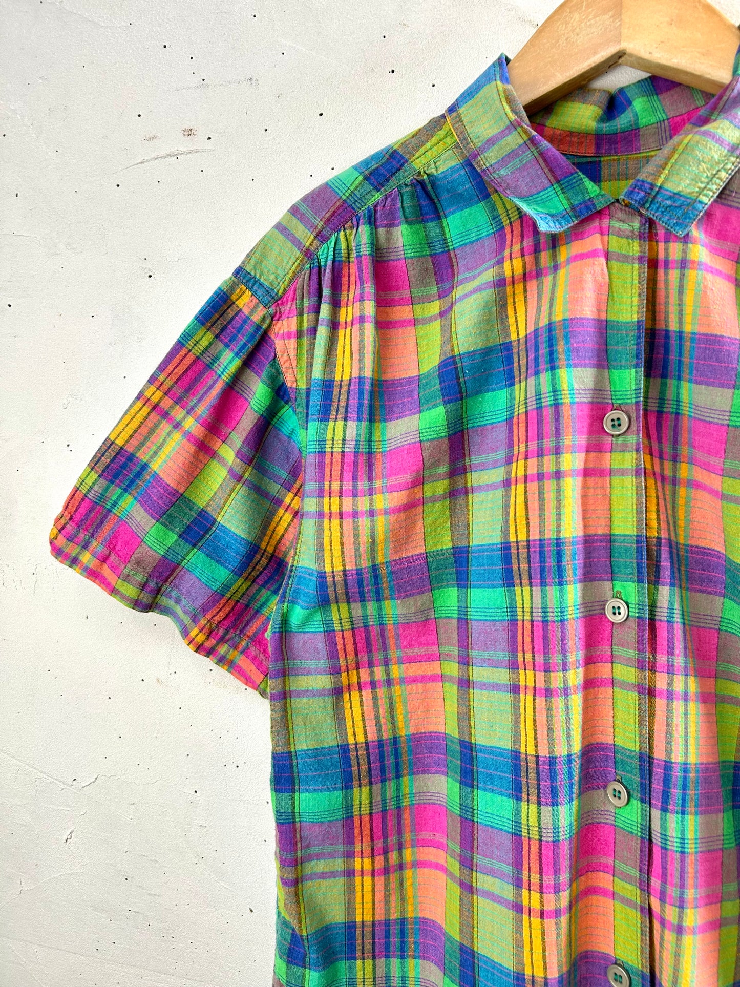 Vintage  Plaid Shirt [D30055]