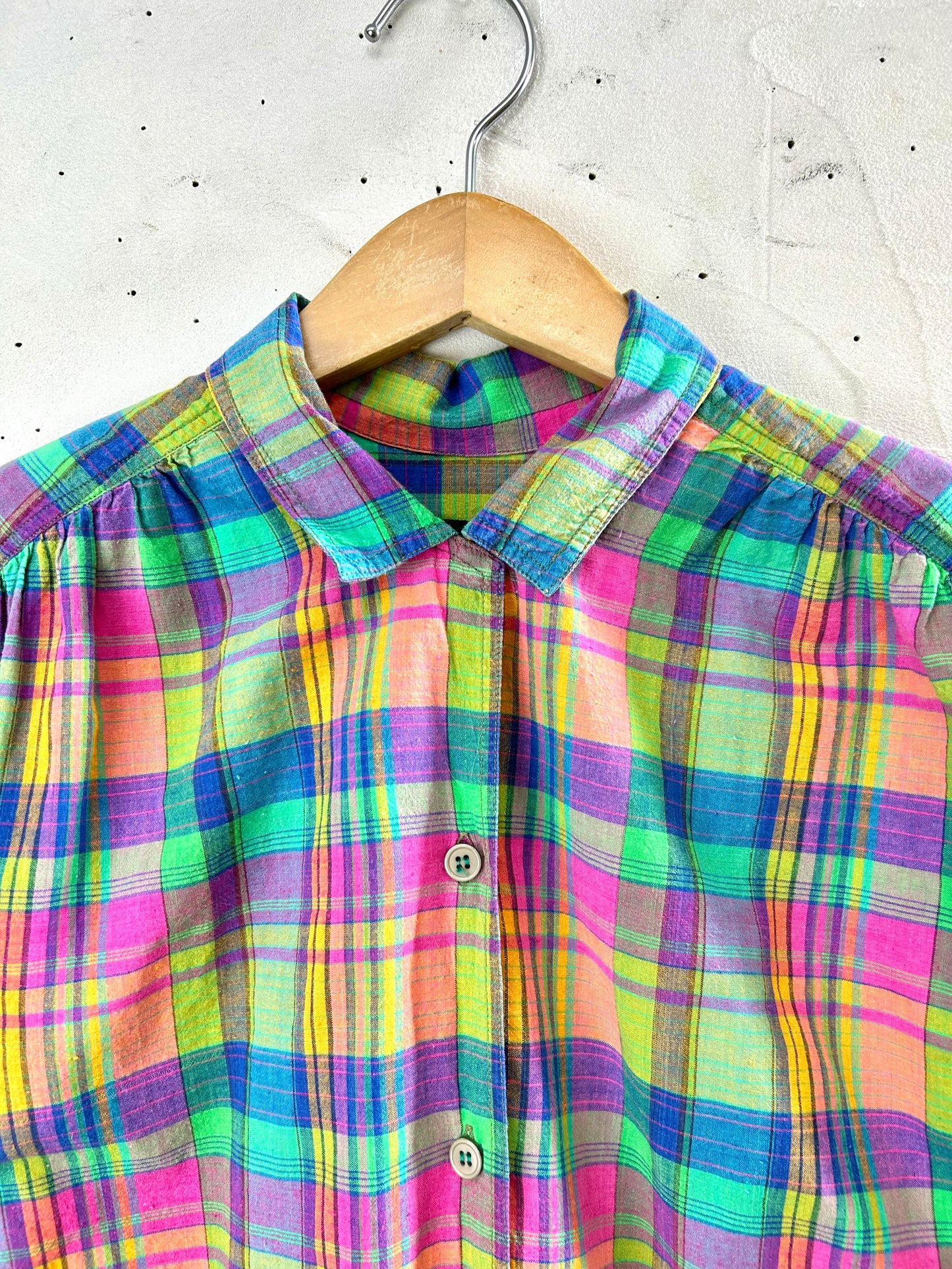 Vintage  Plaid Shirt [D30055]