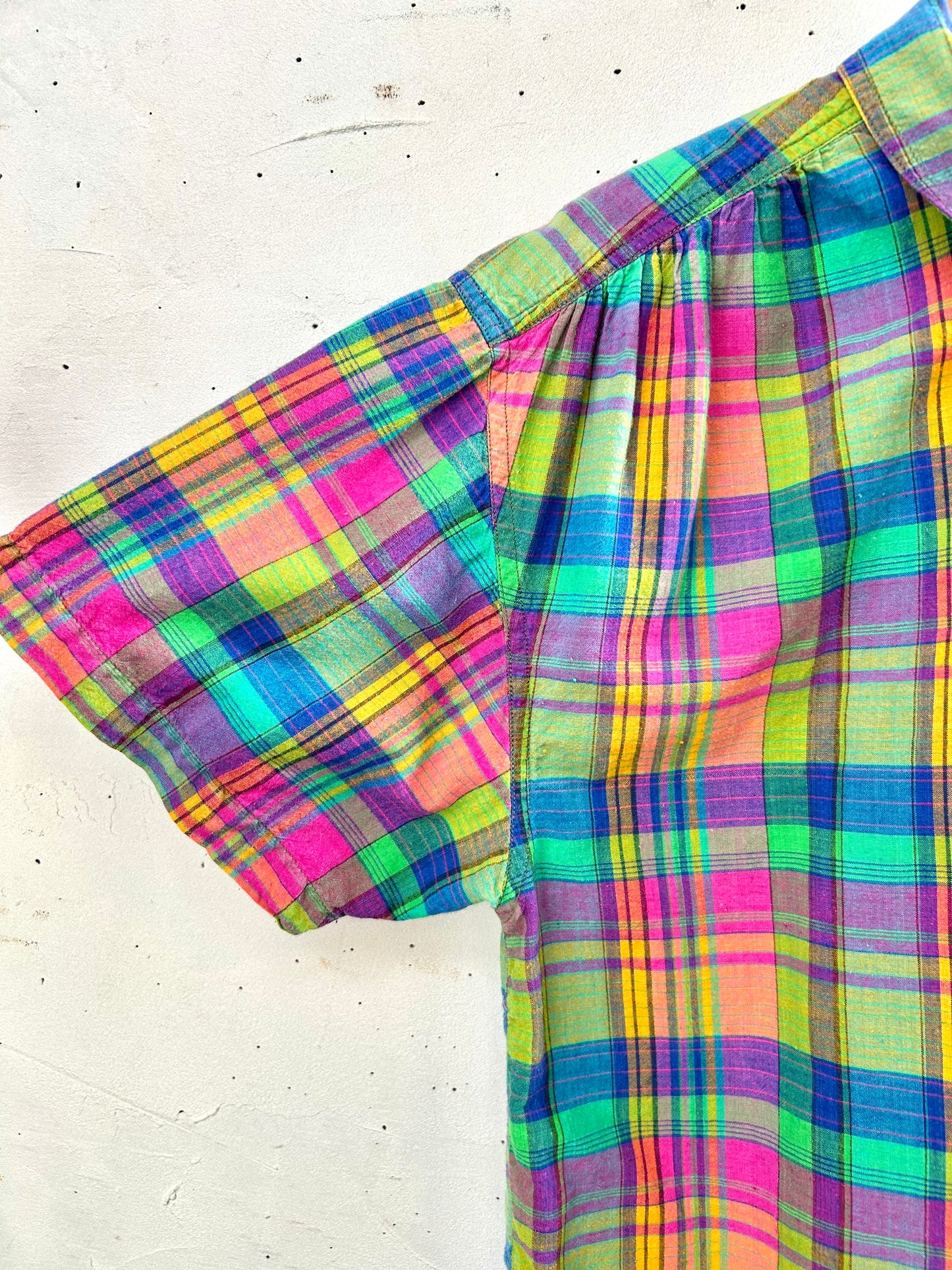 Vintage  Plaid Shirt [D30055]