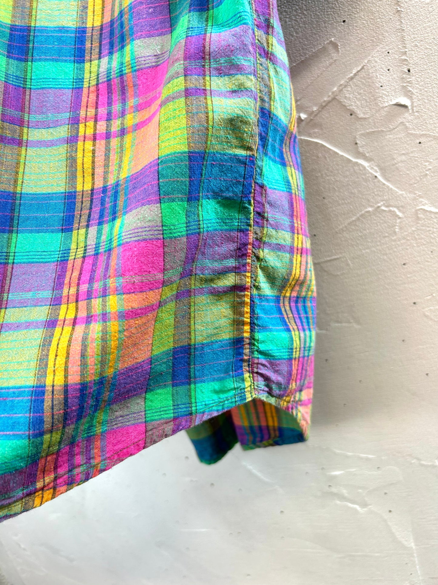 Vintage  Plaid Shirt [D30055]