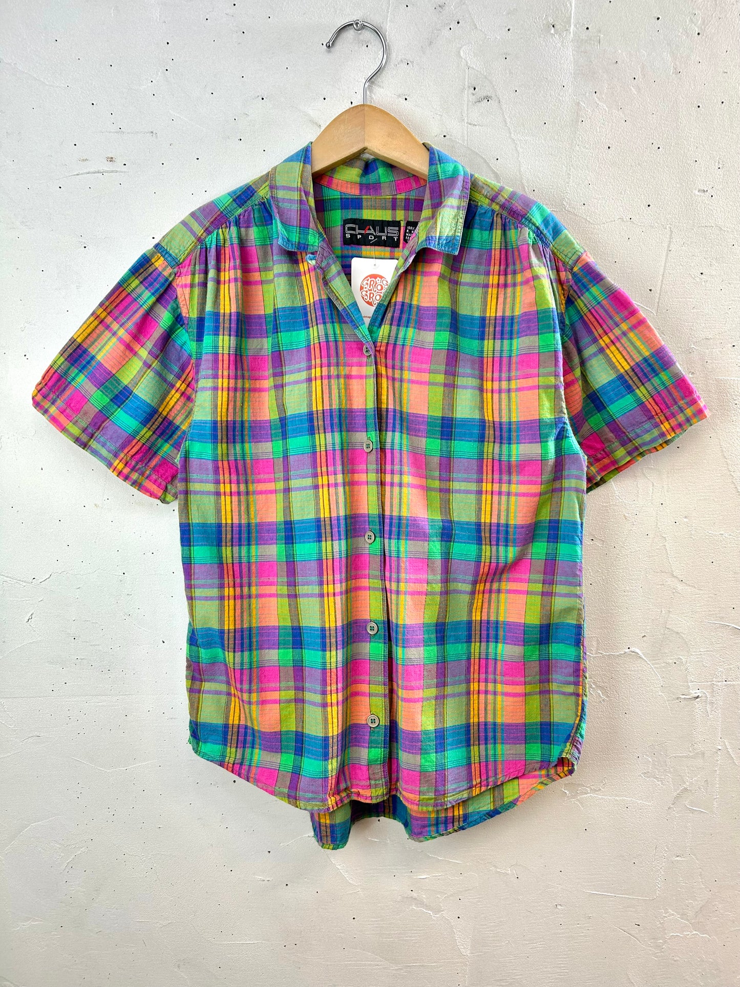 Vintage  Plaid Shirt [D30055]