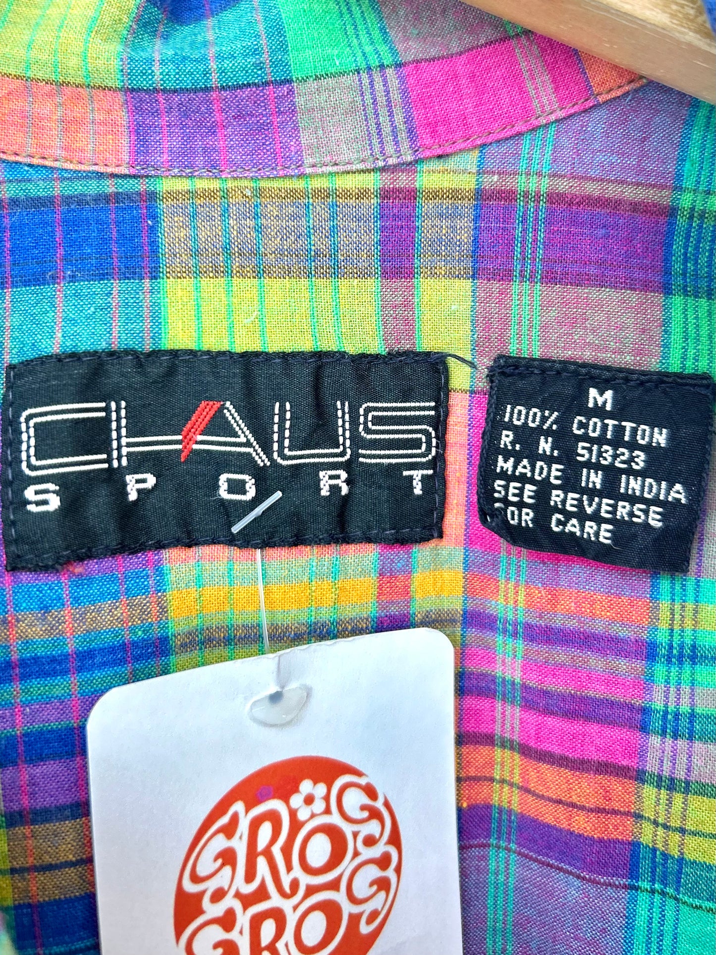 Vintage  Plaid Shirt [D30055]