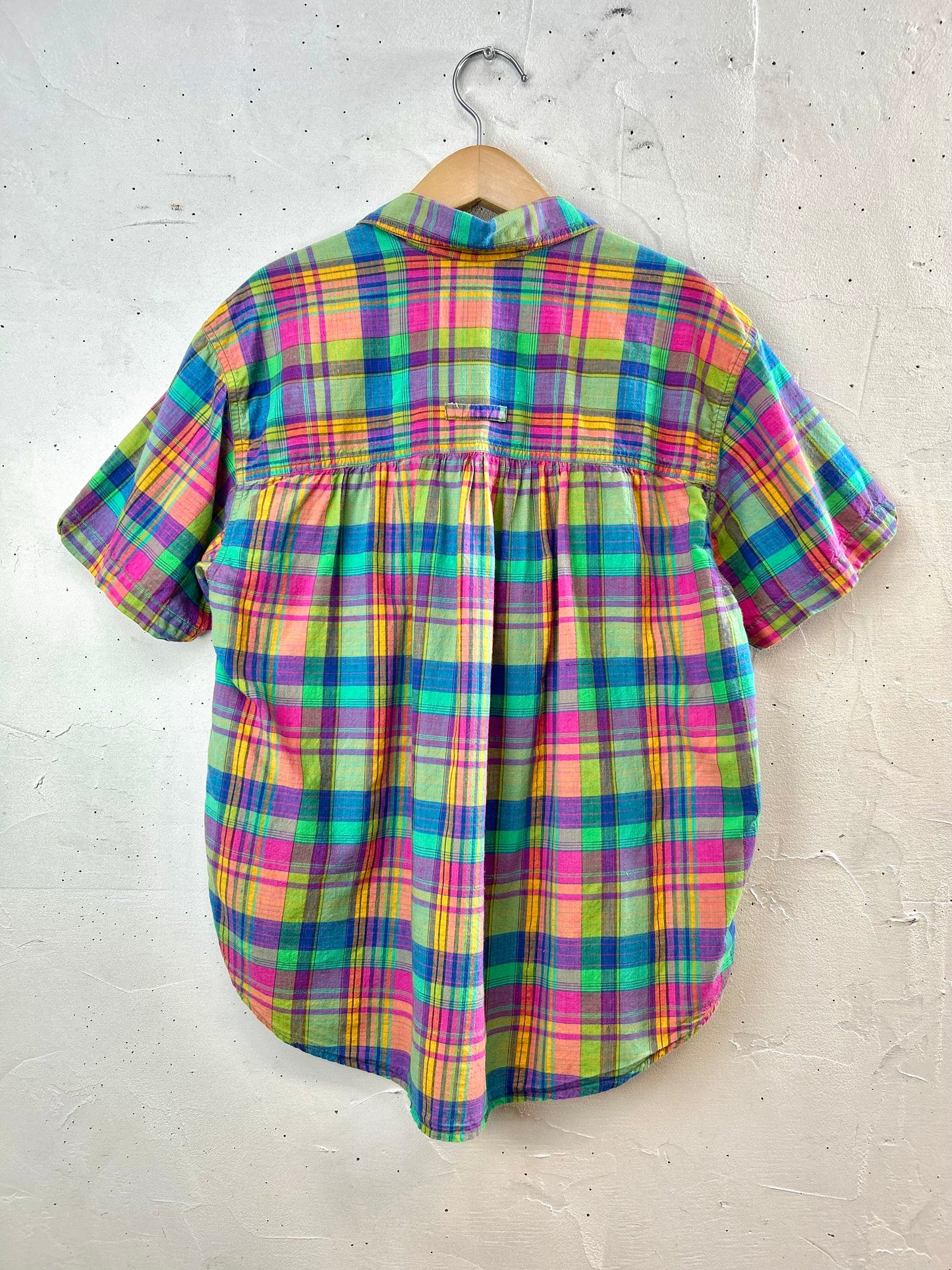 Vintage  Plaid Shirt [D30055]