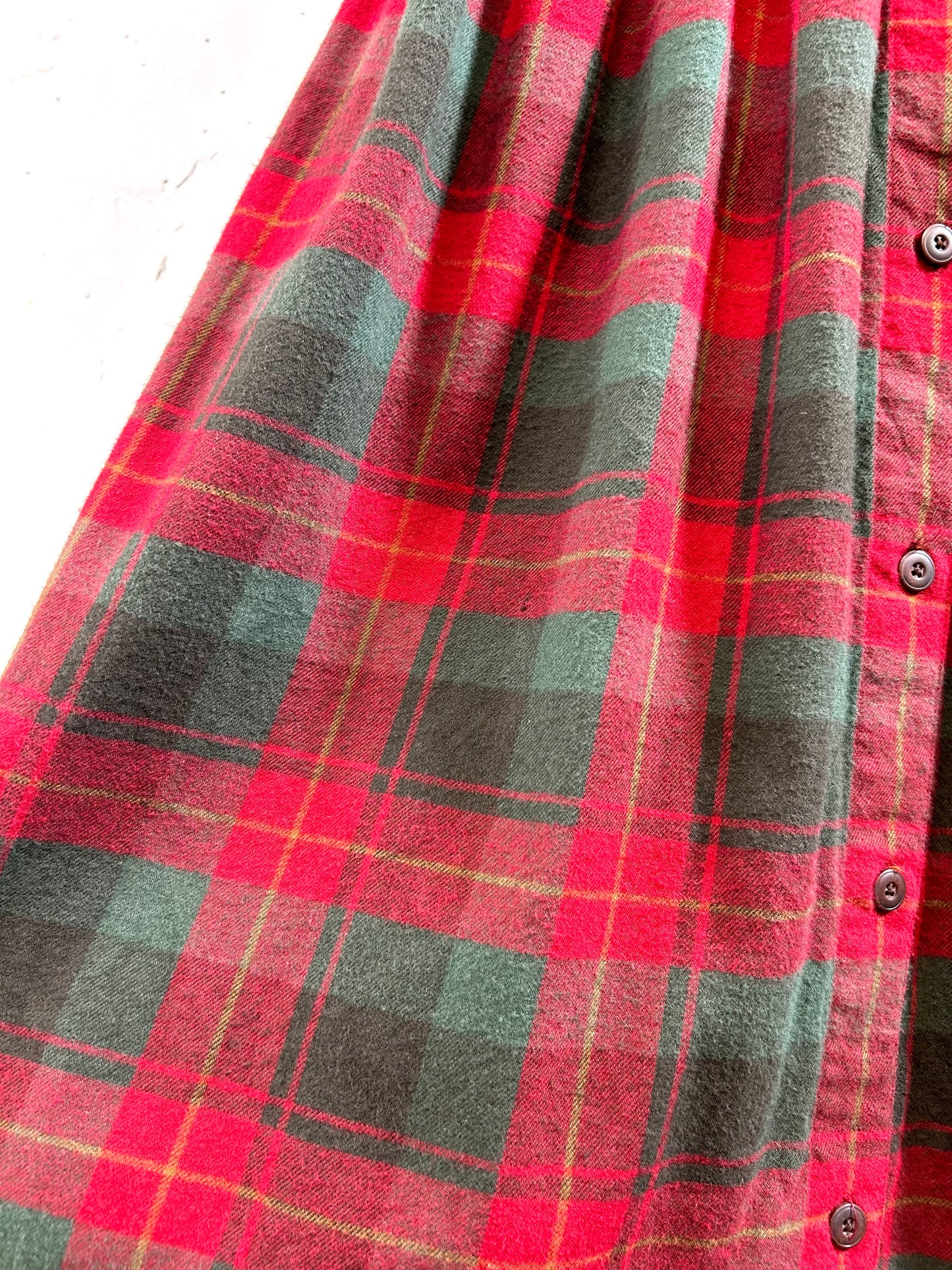 Vintage Flannel Dress  [J28741]