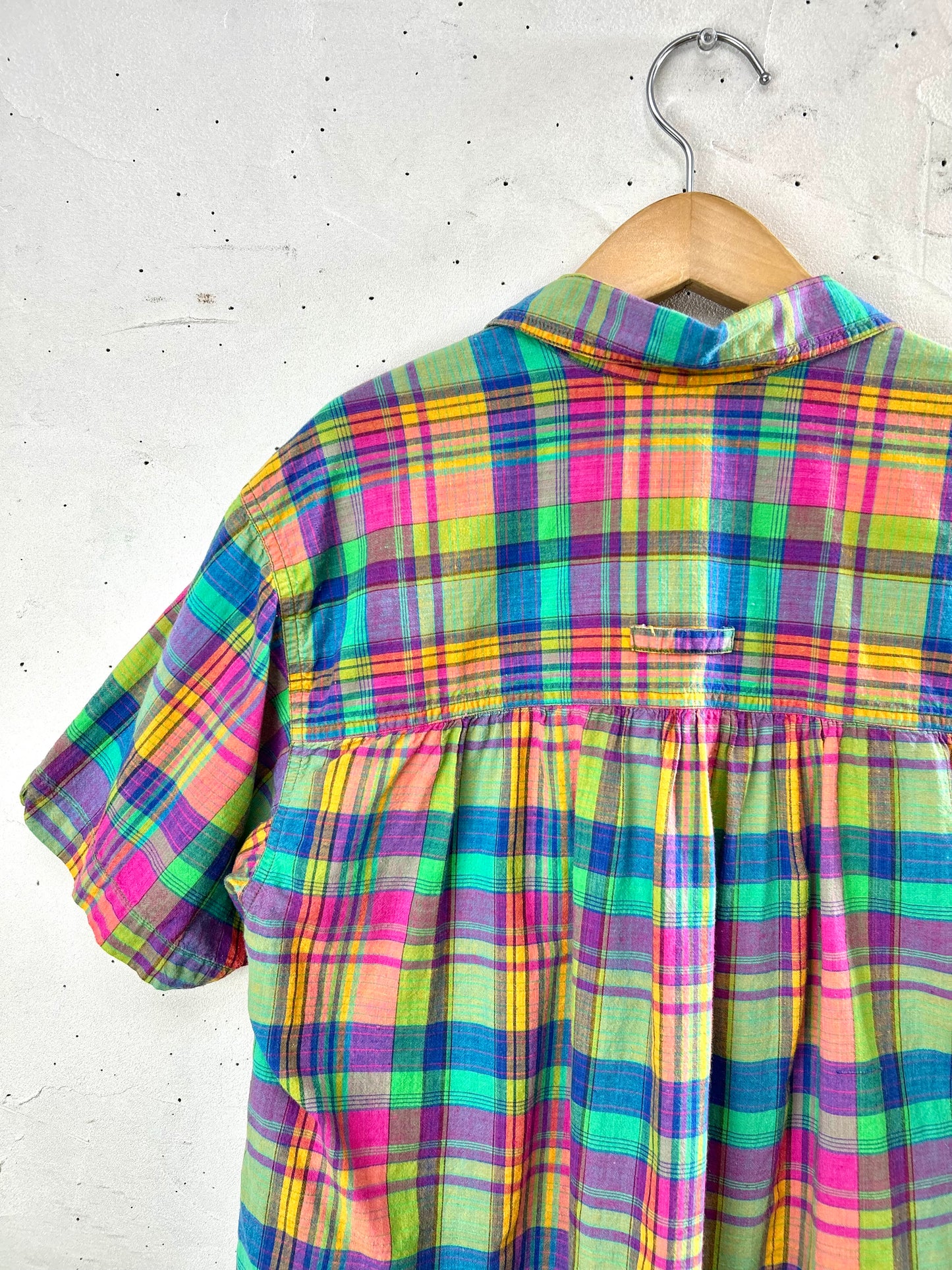 Vintage  Plaid Shirt [D30055]