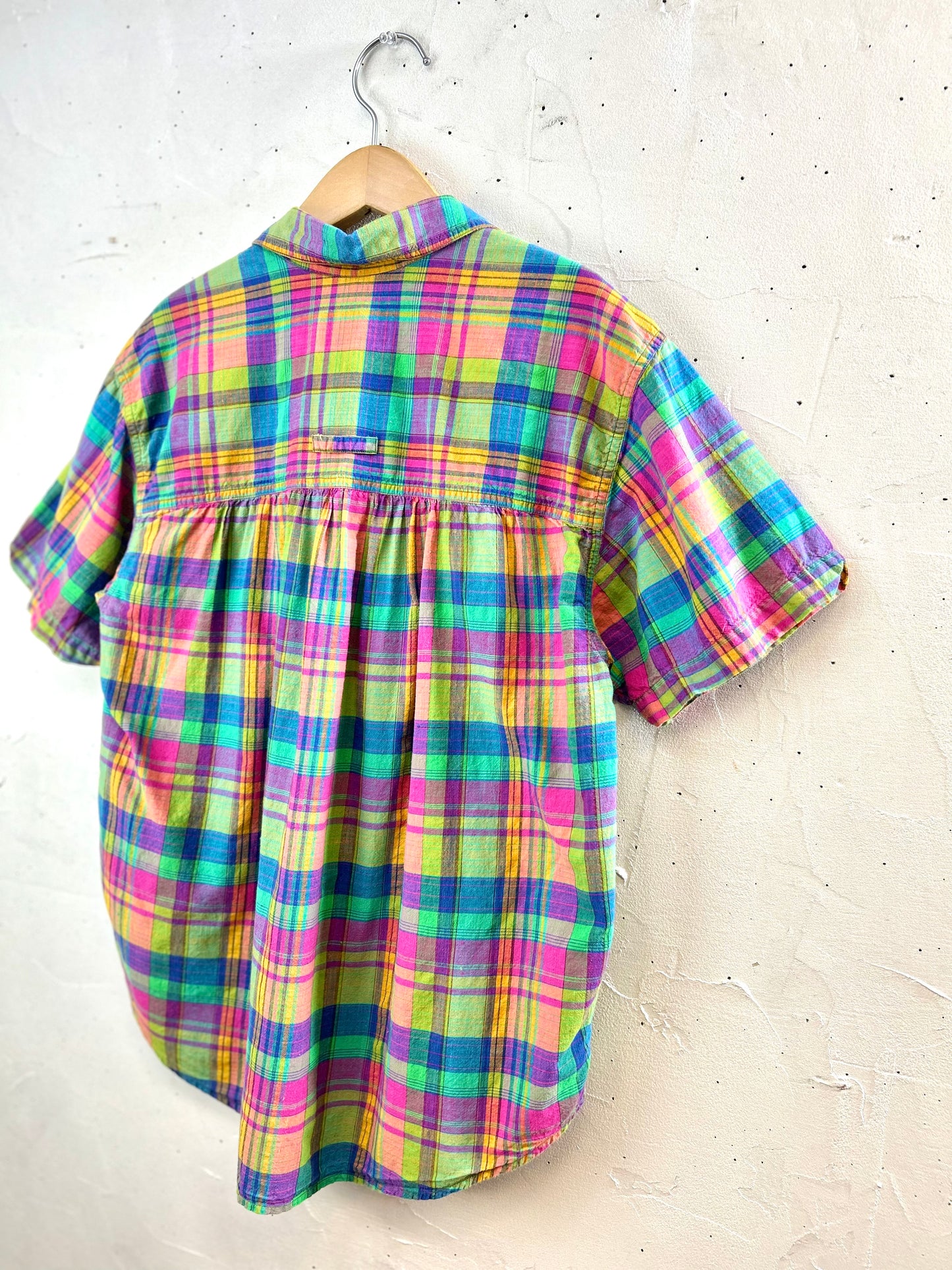 Vintage  Plaid Shirt [D30055]