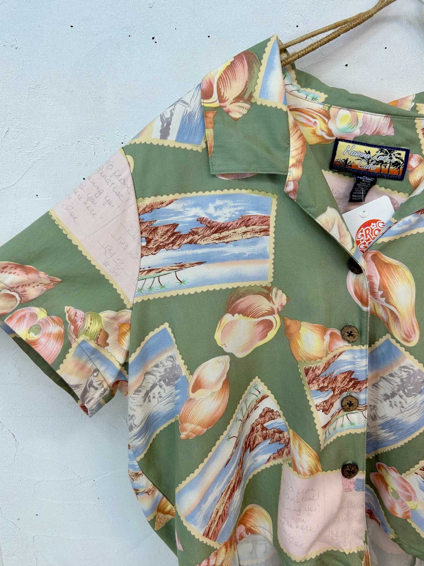 Vintage Rayon Shirt  [E27205]