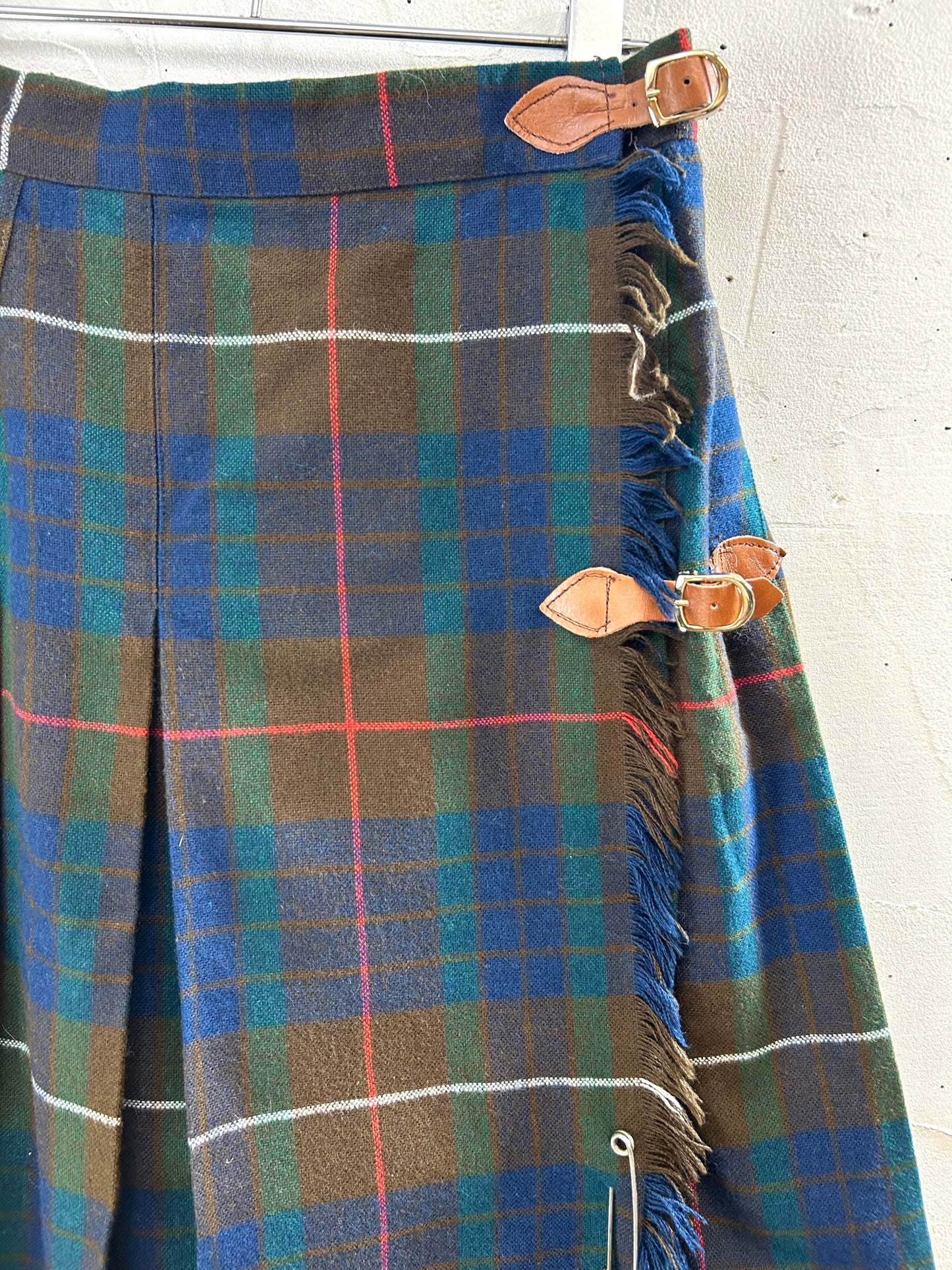 Vintage Plaid Skirt ~Bobbie Brooks~[I28525]