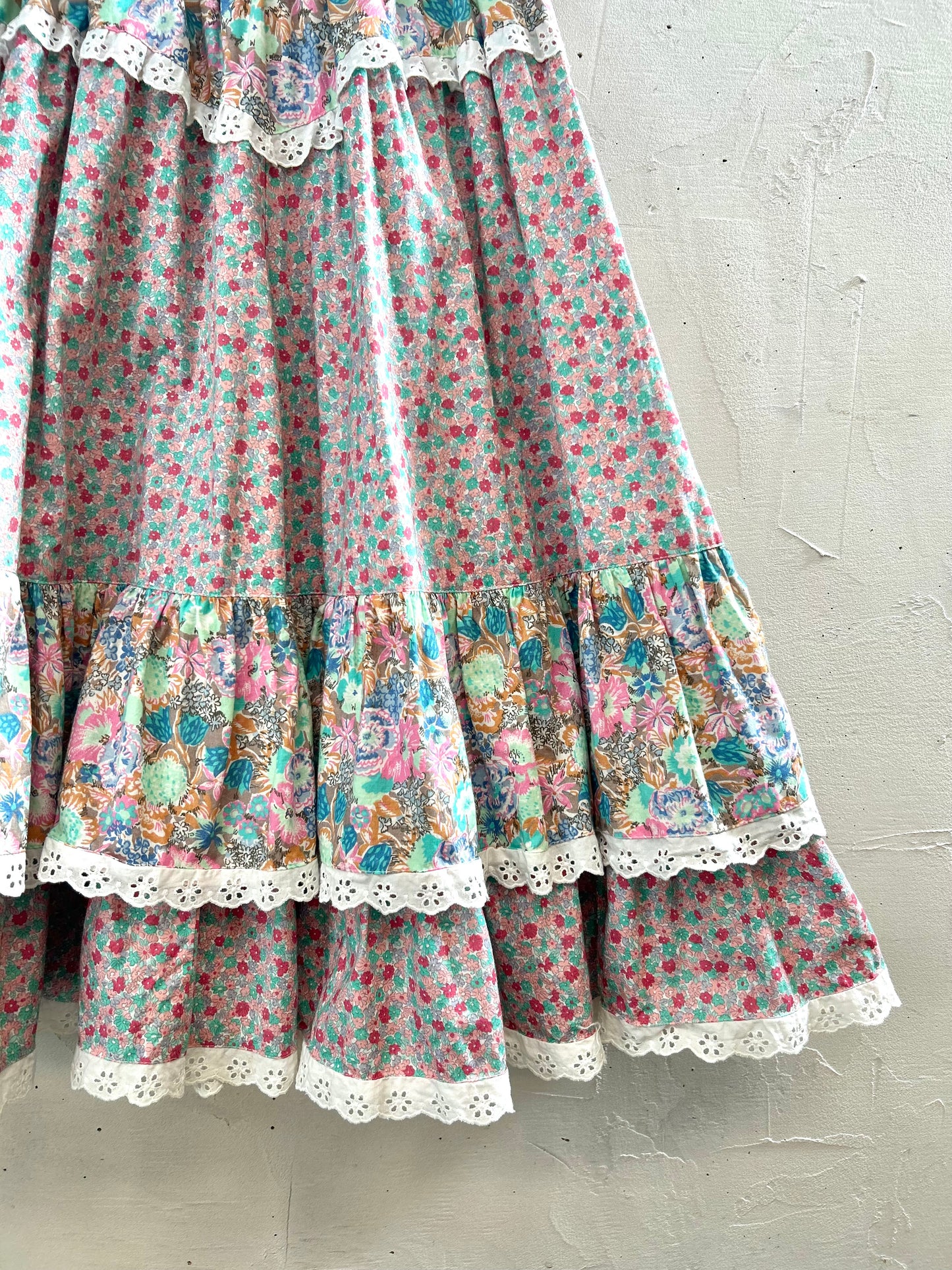 Vintage Tiered Skirt [B29625]