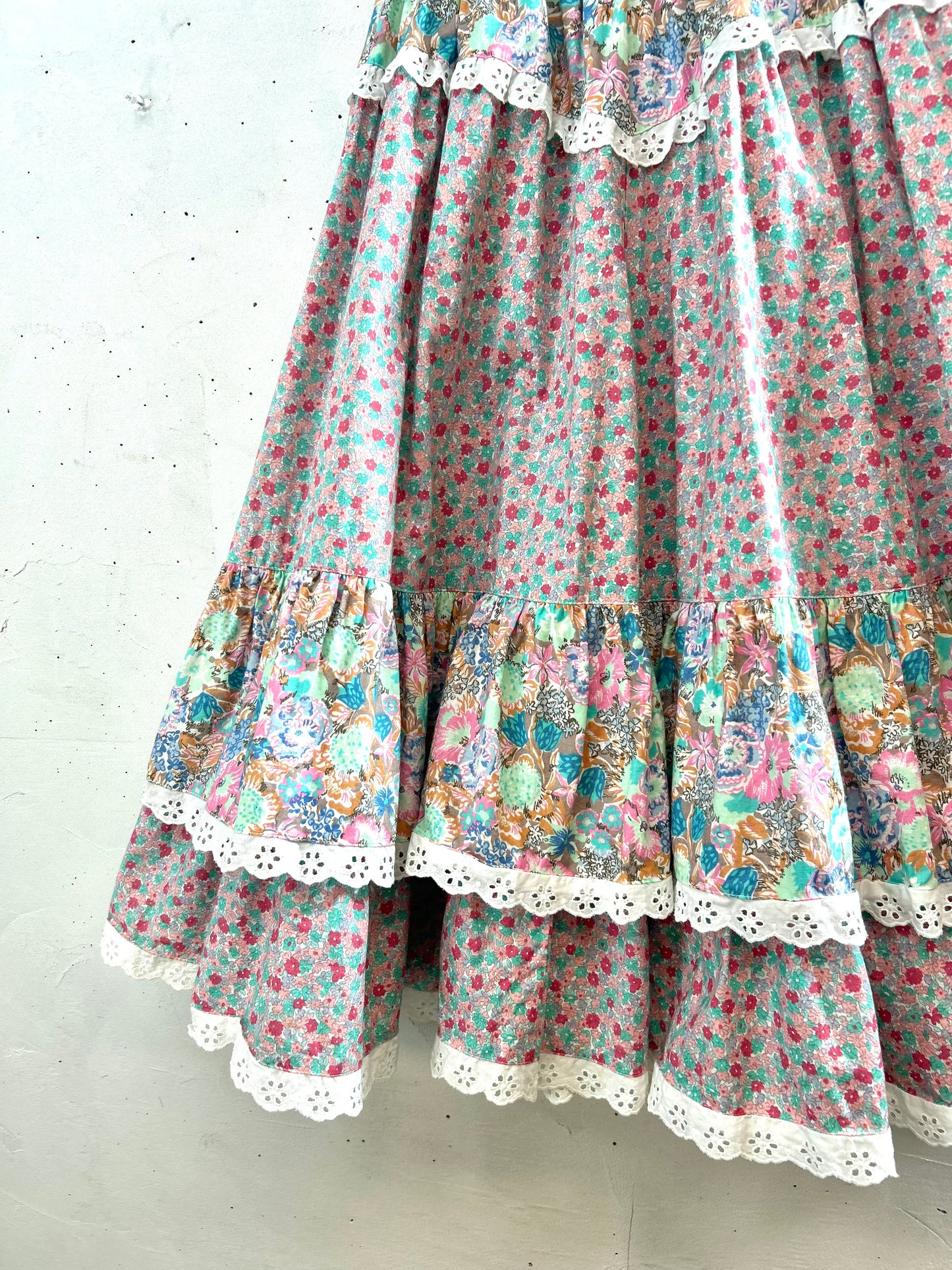 Vintage Tiered Skirt [B29625]