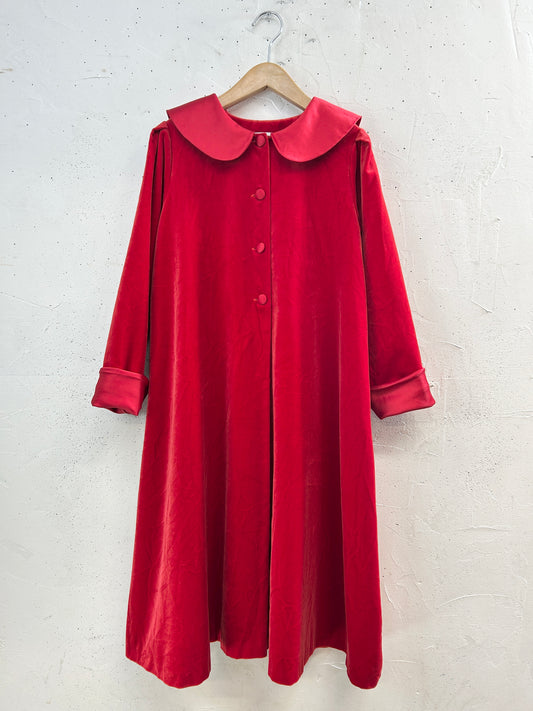 Vintage Velours Coat [J34374]