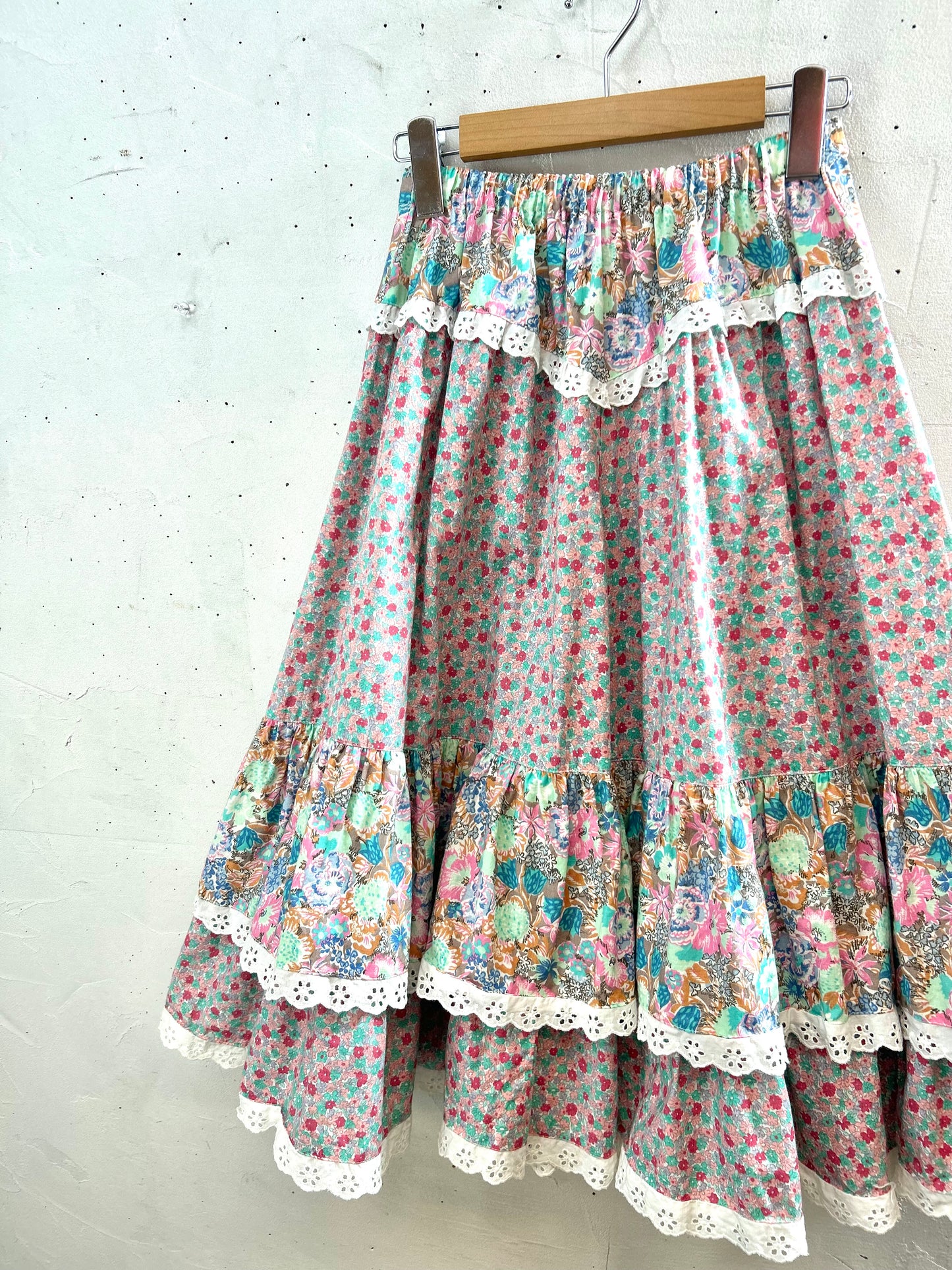 Vintage Tiered Skirt [B29625]