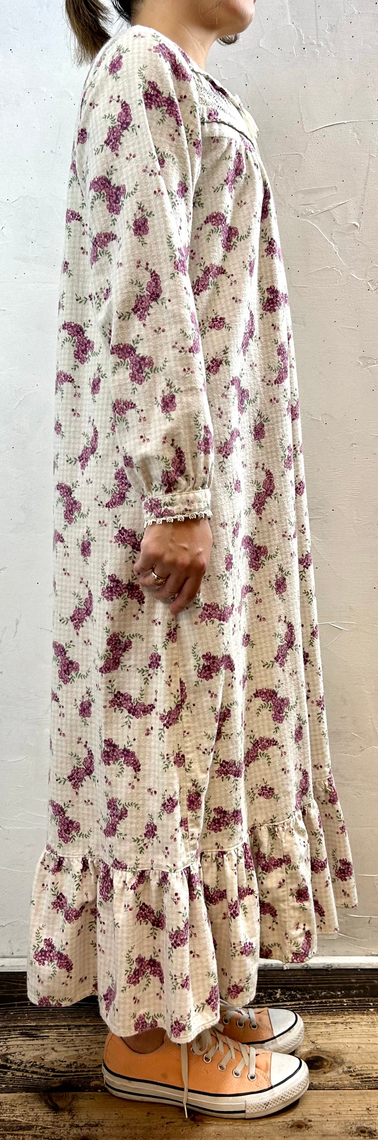 Vintage Flannel Dress  [J287469]