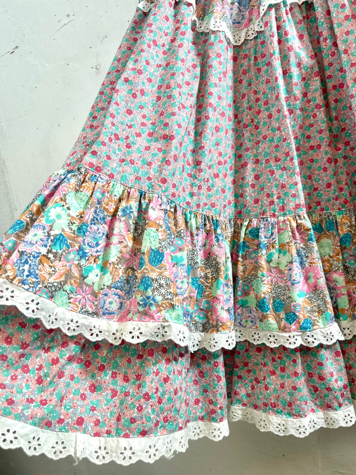 Vintage Tiered Skirt [B29625]