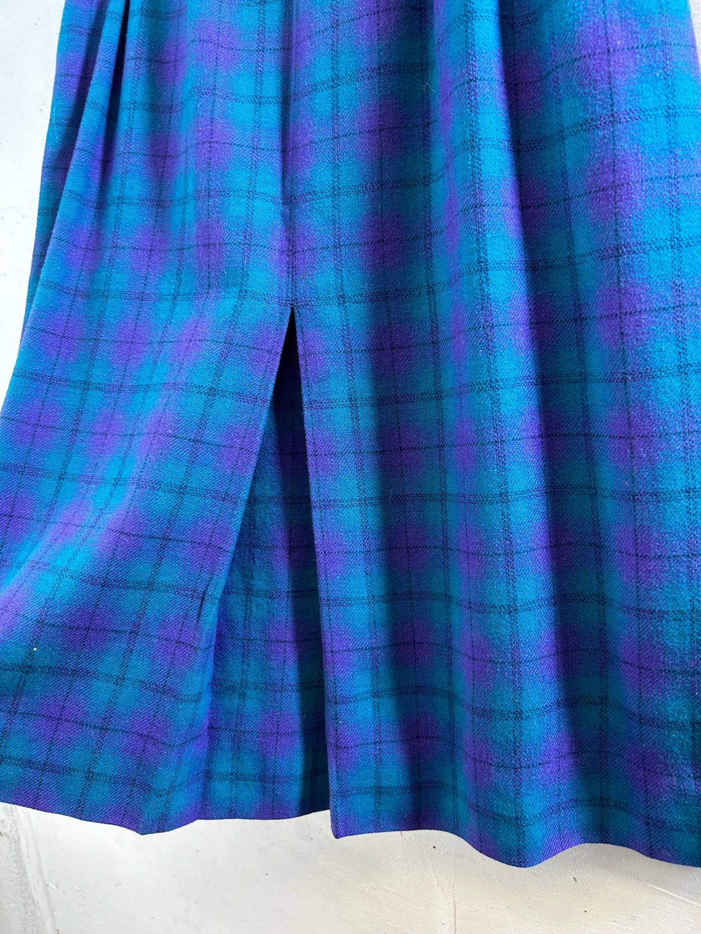 Vintage Plaid Skirt ~PENDOLETON~ [I28526]